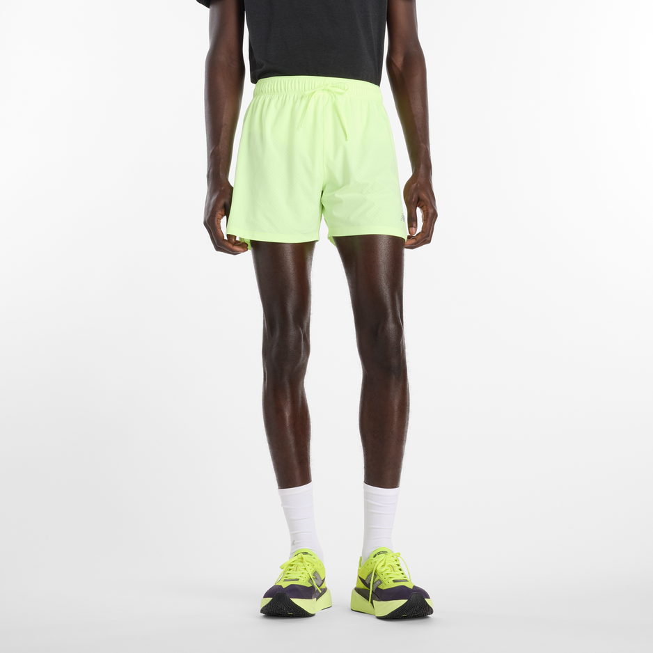 Spodenki męskie New Balance MS41286AFG – zielone
