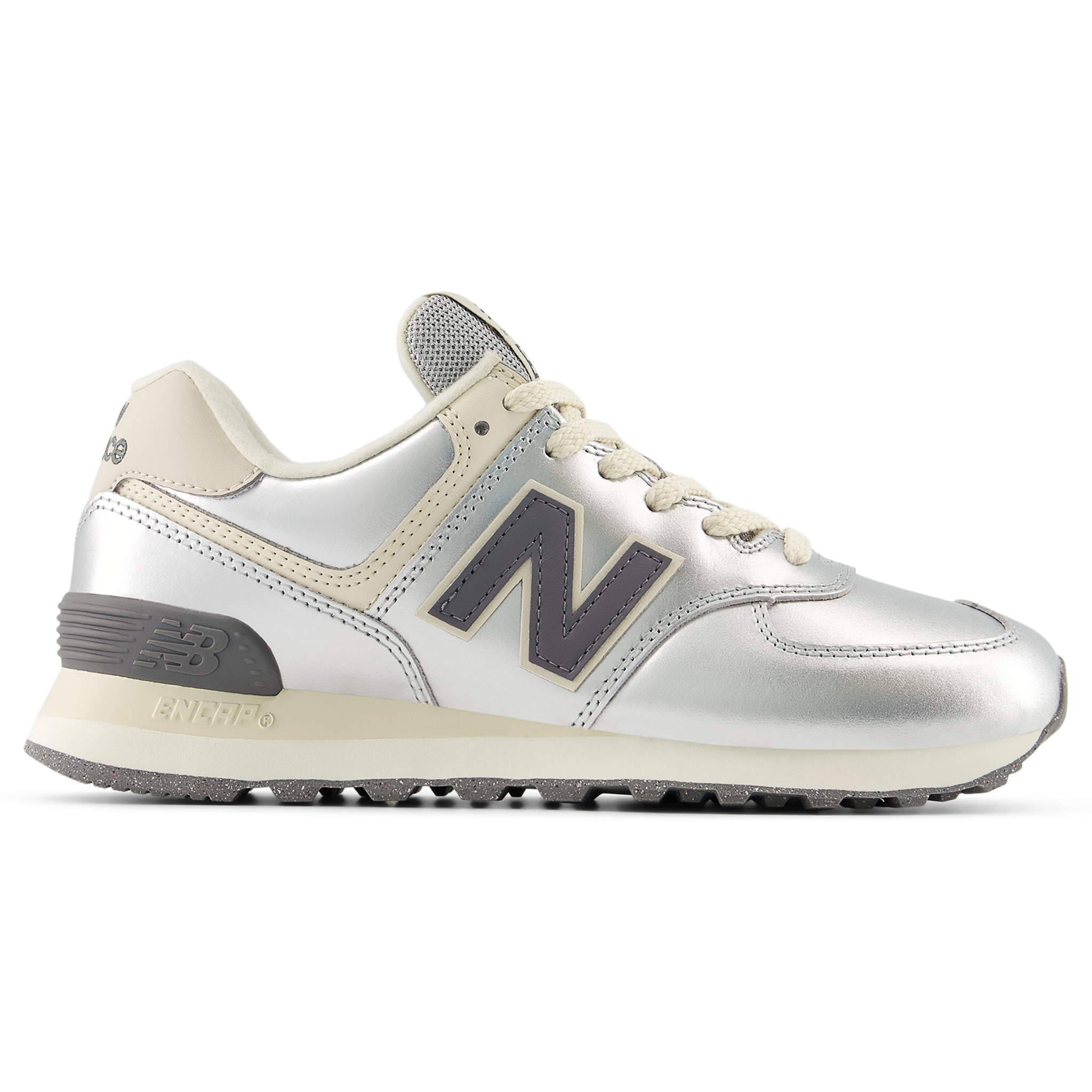 Buty damskie New Balance WL574MLG – srebrne
