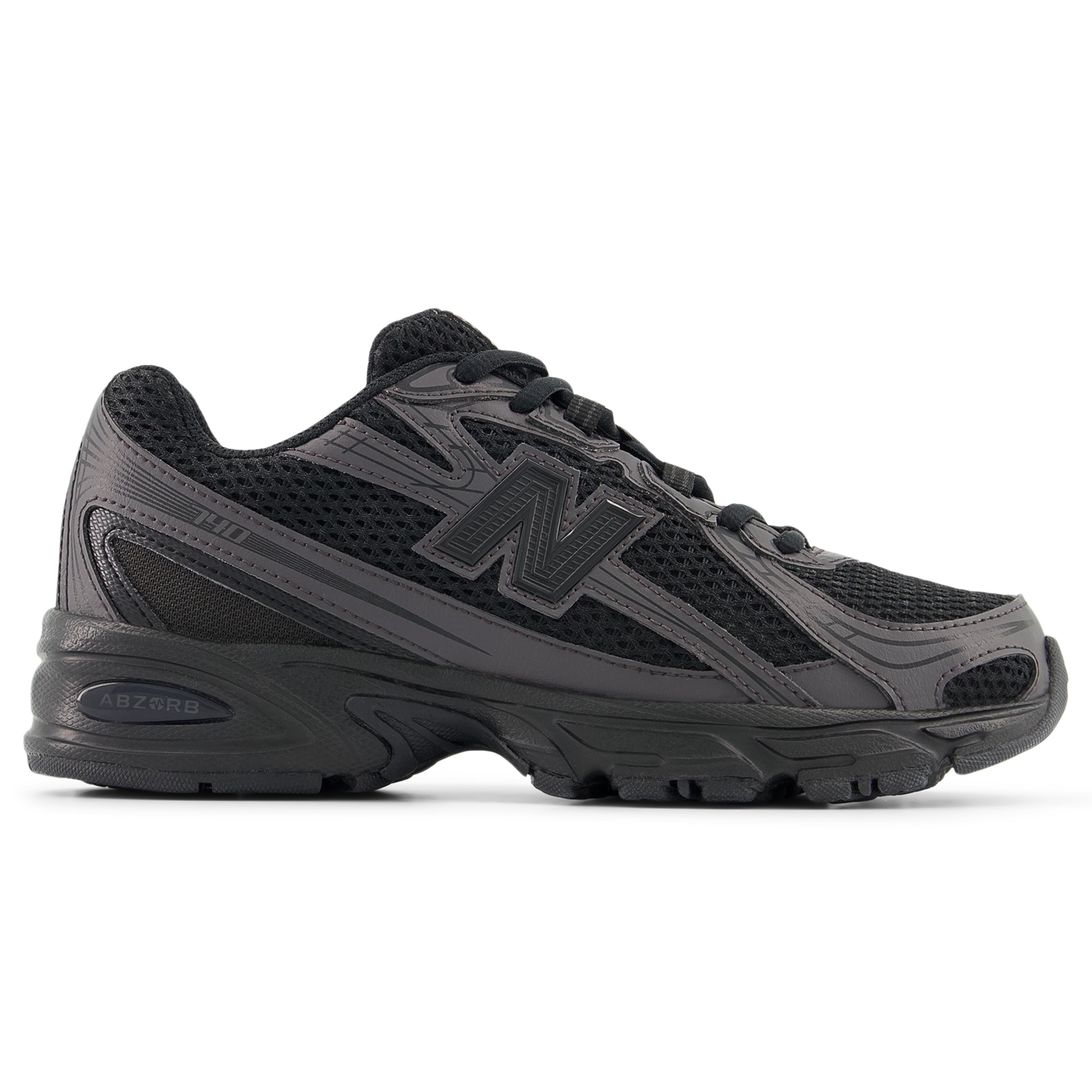 Buty dziecięce New Balance GR740BO – czarne