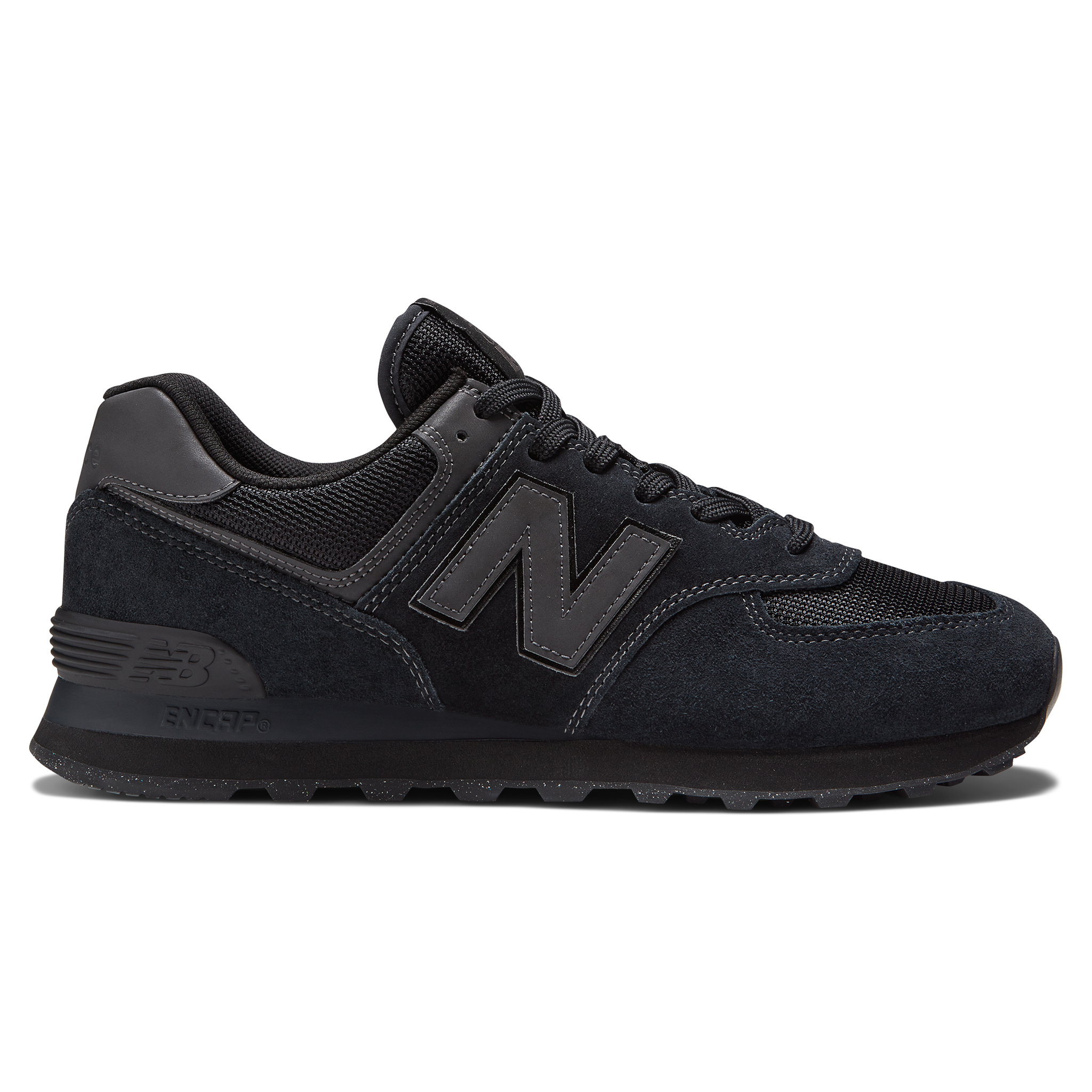 Buty męskie New Balance ML574EVE - czarne 42.5 Standardowa (D) - 42.5 Standardowa (D)