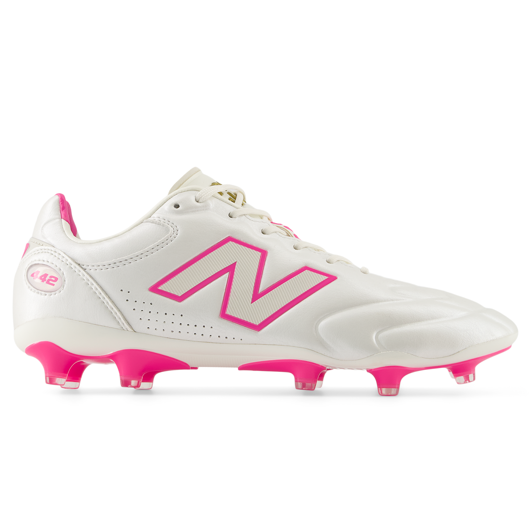 Korki męskie New Balance 442 ELITE FG V3 U41F360 – białe