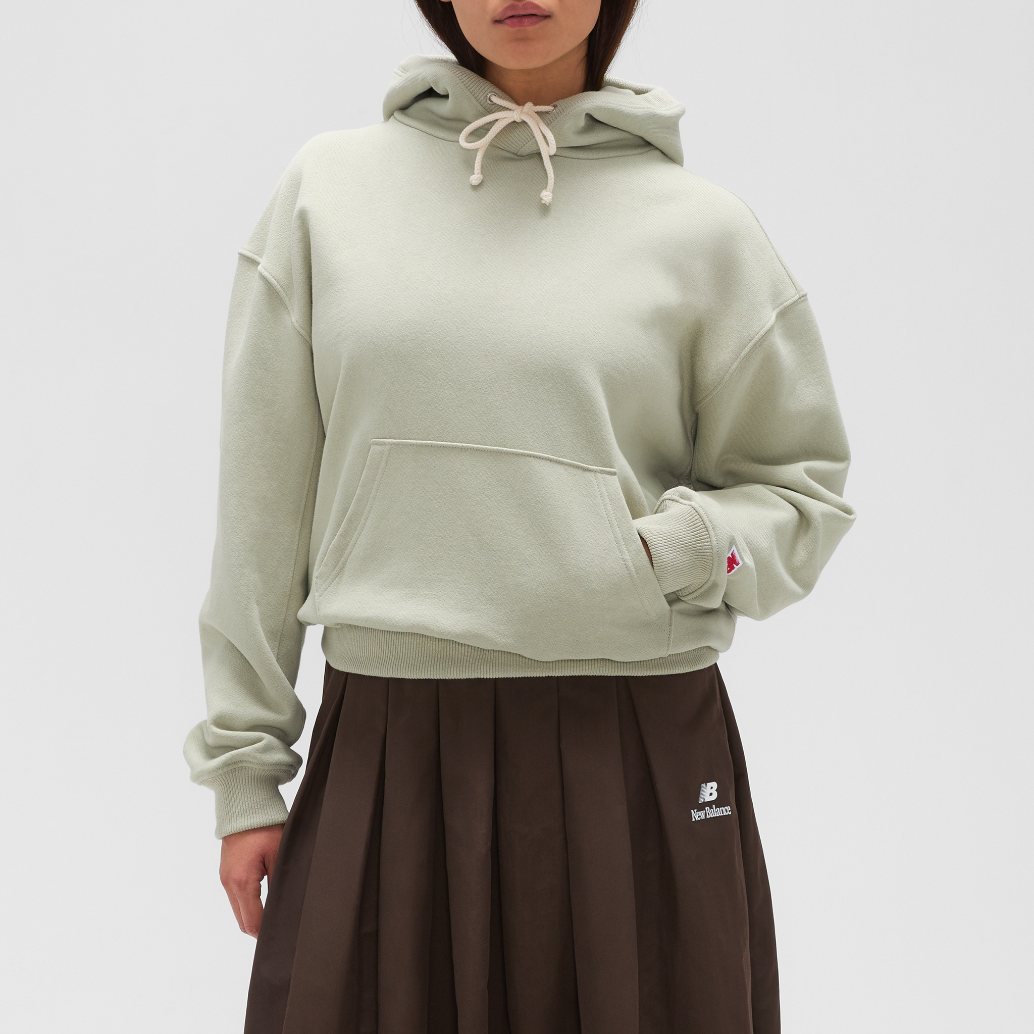 Bluza damska New Balance MADE in USA WT51547OVN – zielona