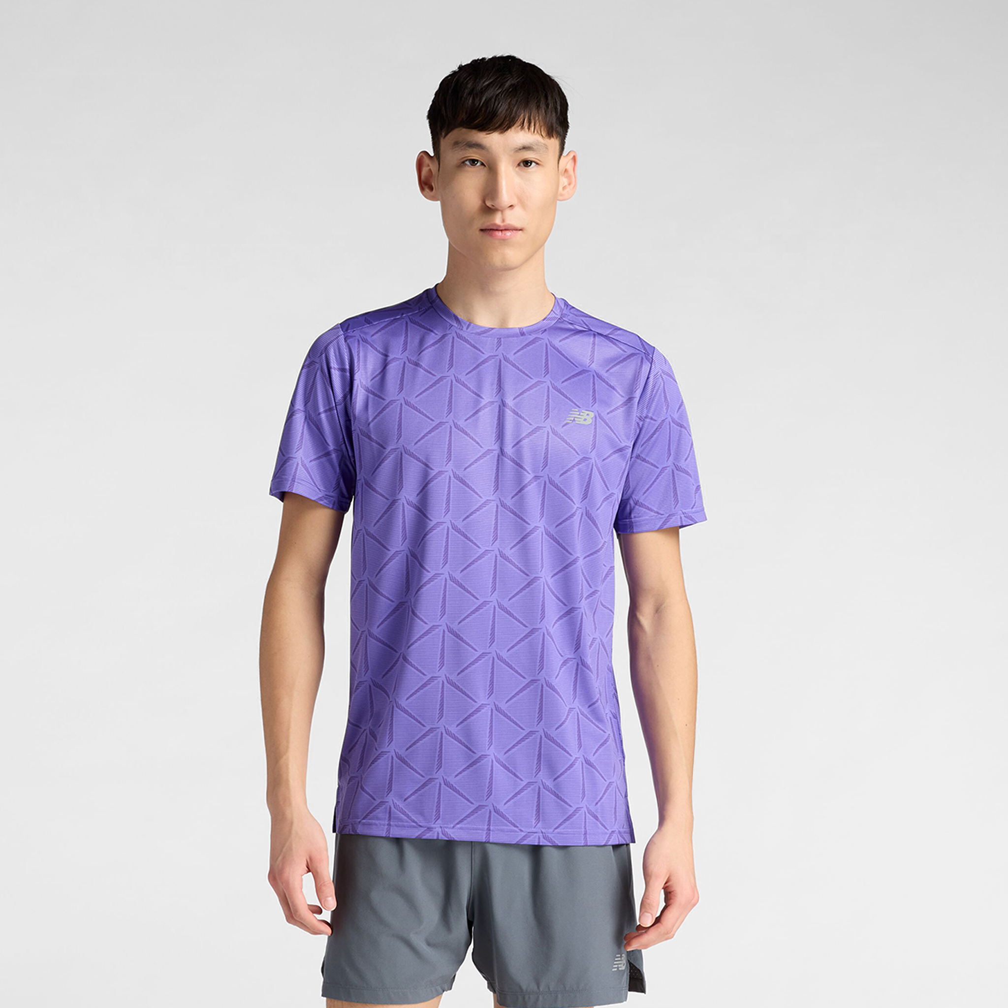 Koszulka męska New Balance MT6116OHEPU – fioletowa