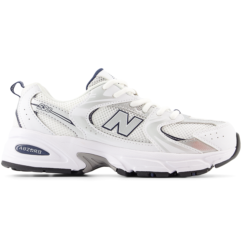 Buty dziecięce New Balance GR530SB1 – białe