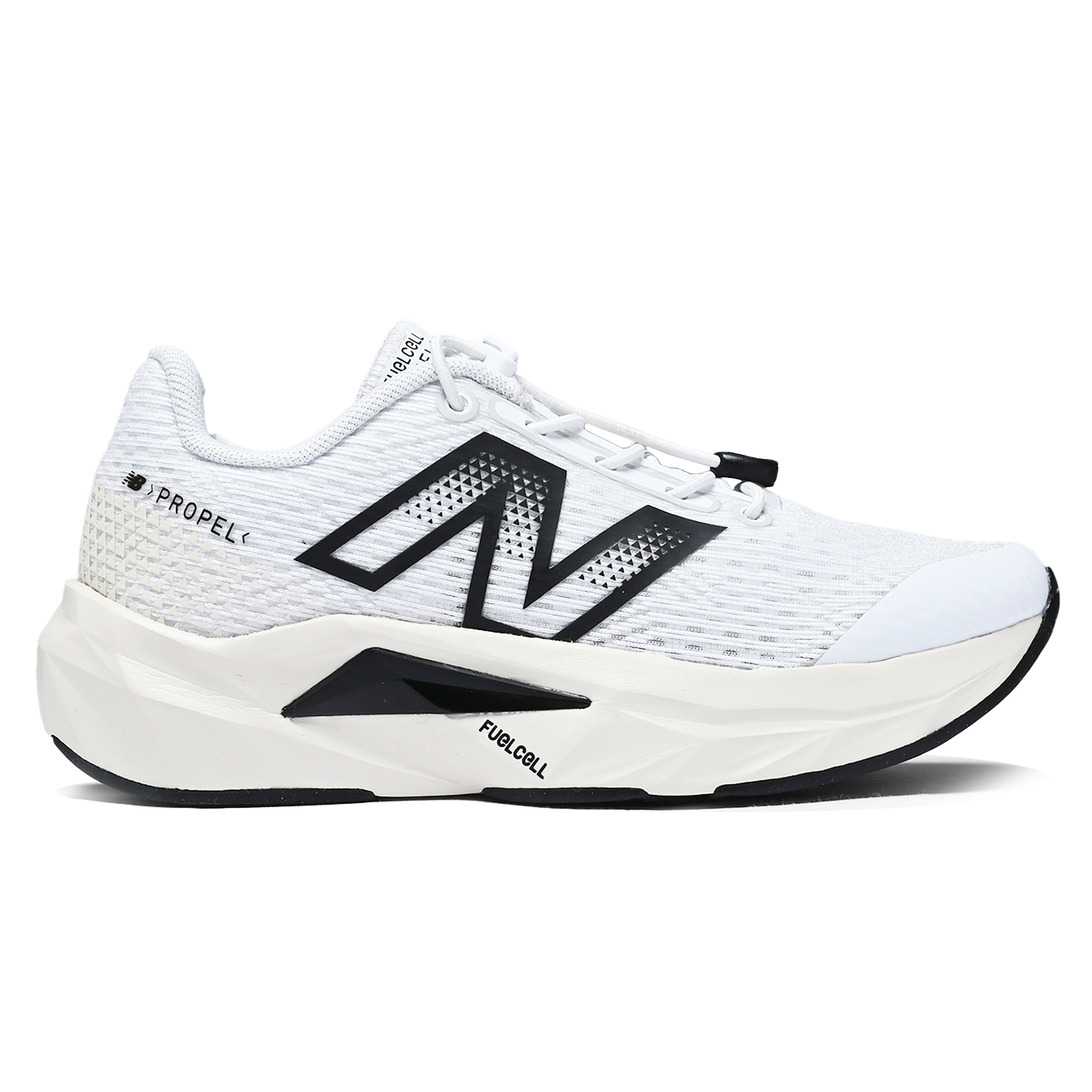 Buty dziecięce New Balance FuelCell Propel v5 PAFCPRC5 – białe