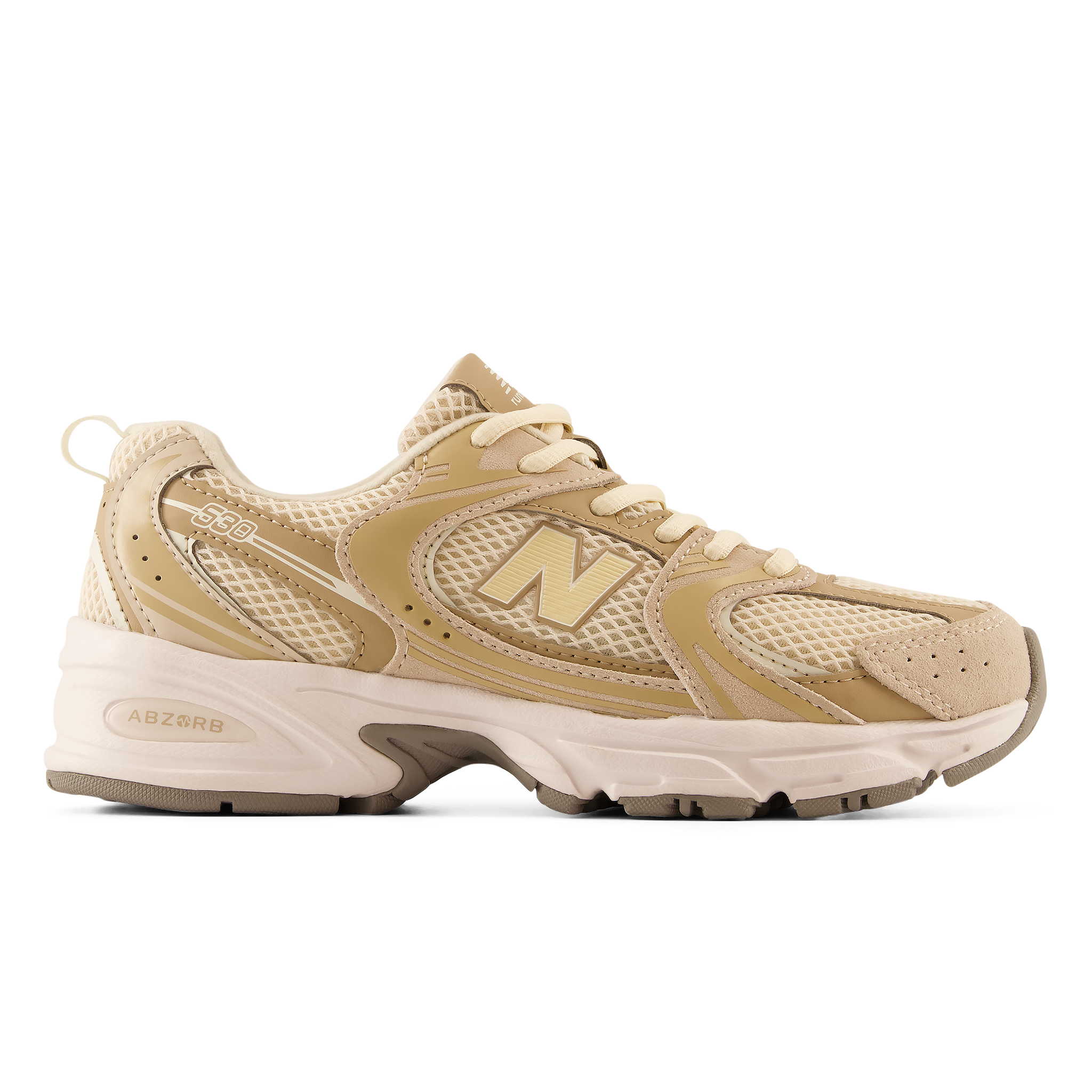 Buty dziecięce New Balance G5303QO – beżowe
