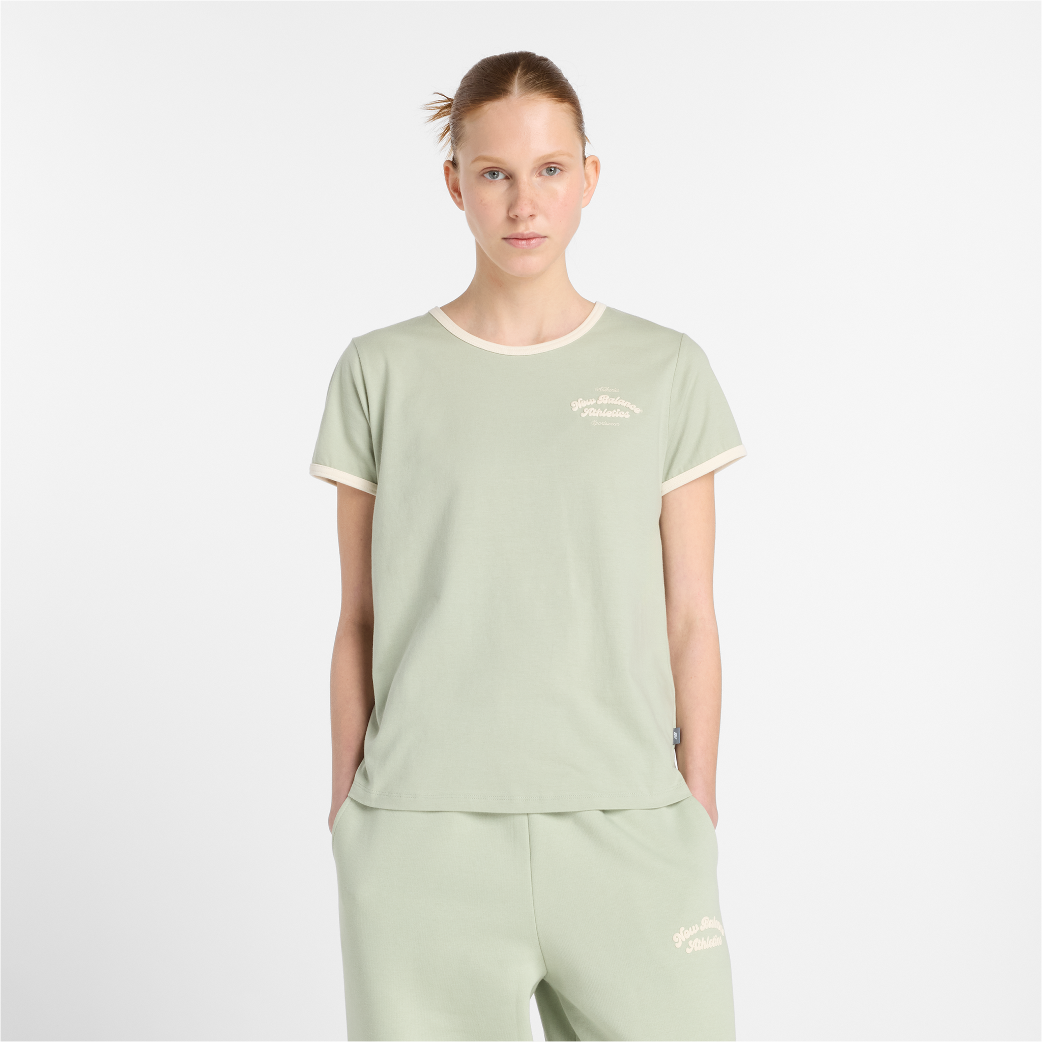 Koszulka damska New Balance WT53524GAS – zielona