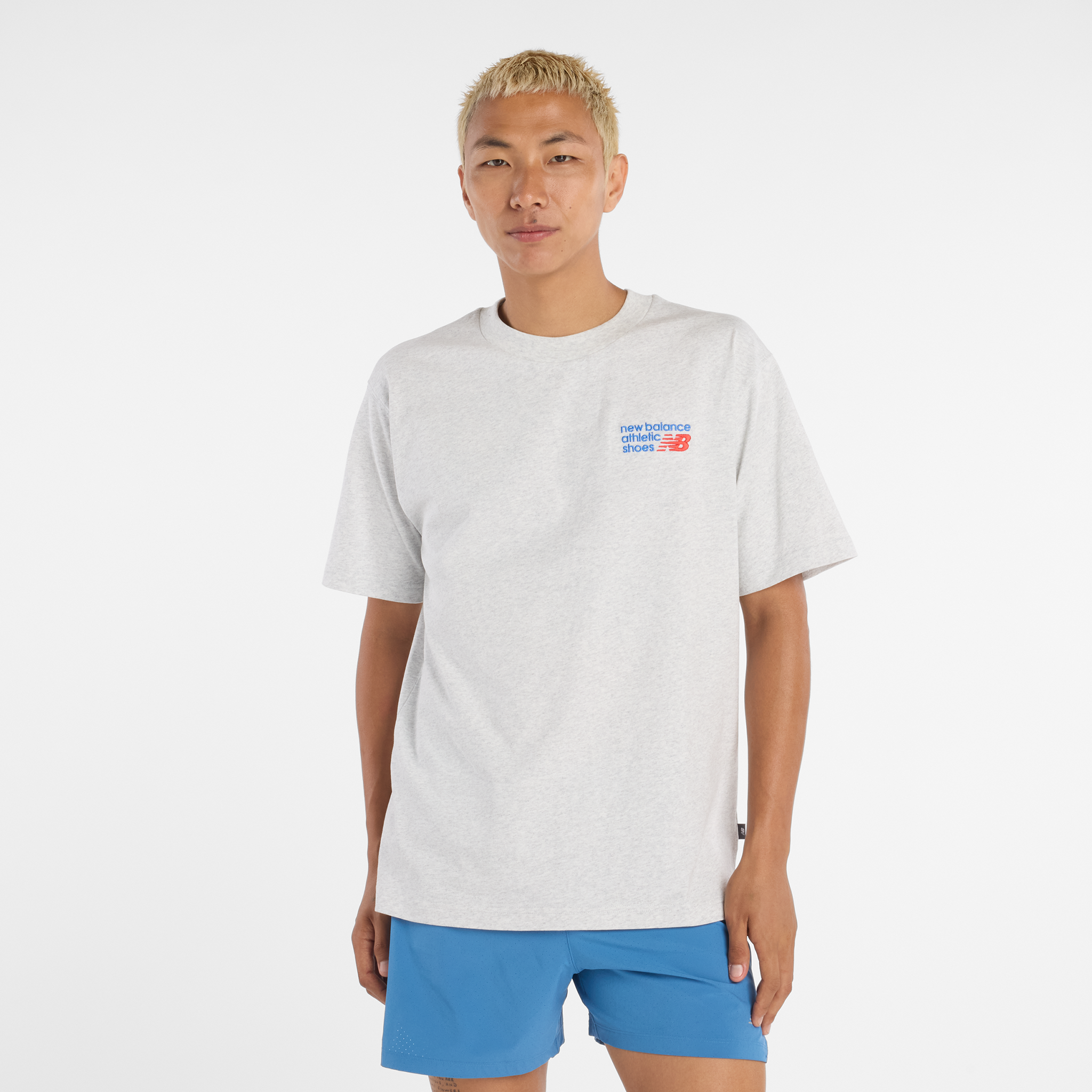 Koszulka męska New Balance MT41908AHH – szara