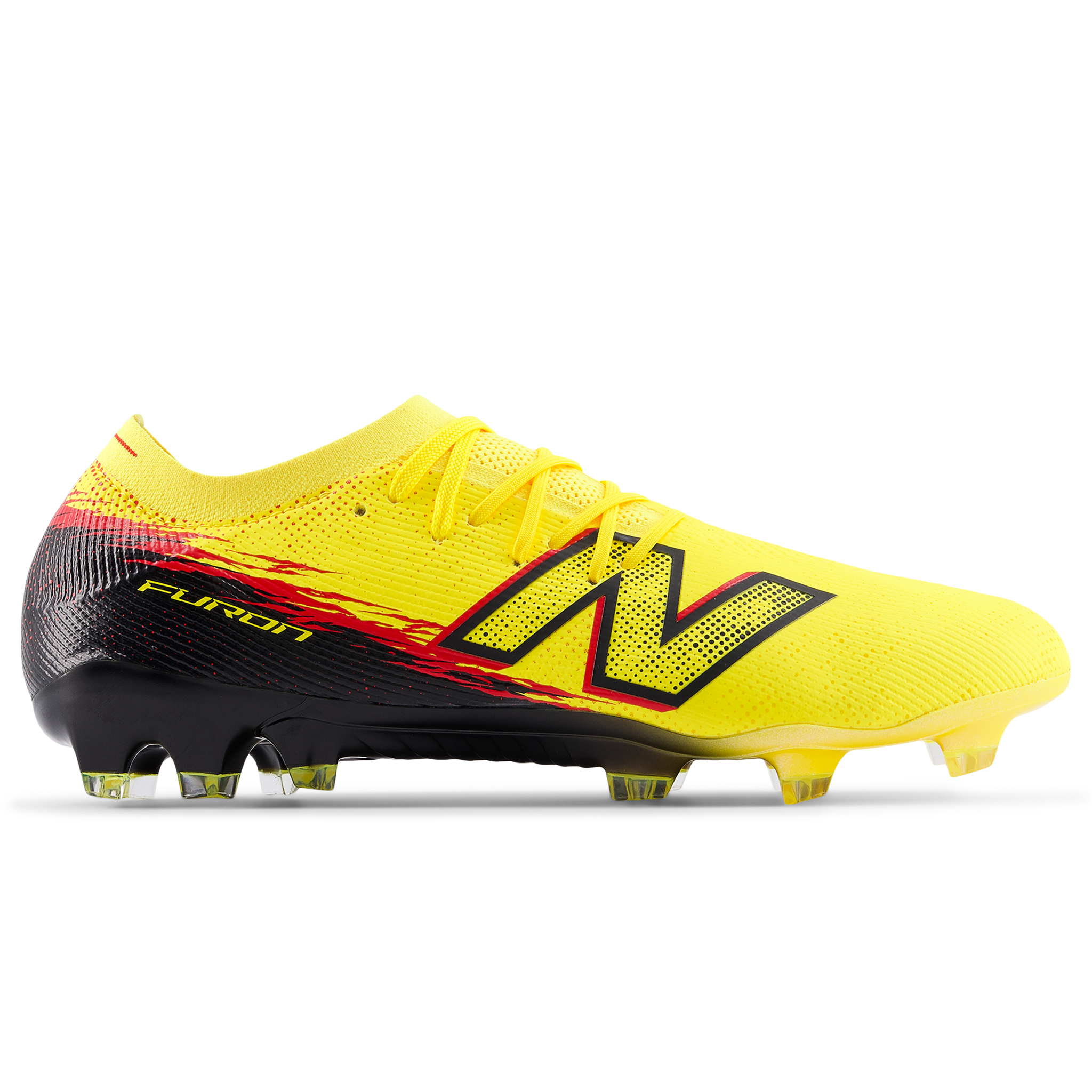 Korki męskie New Balance FURON ELITE FG V8 UF1F7IB – żółte
