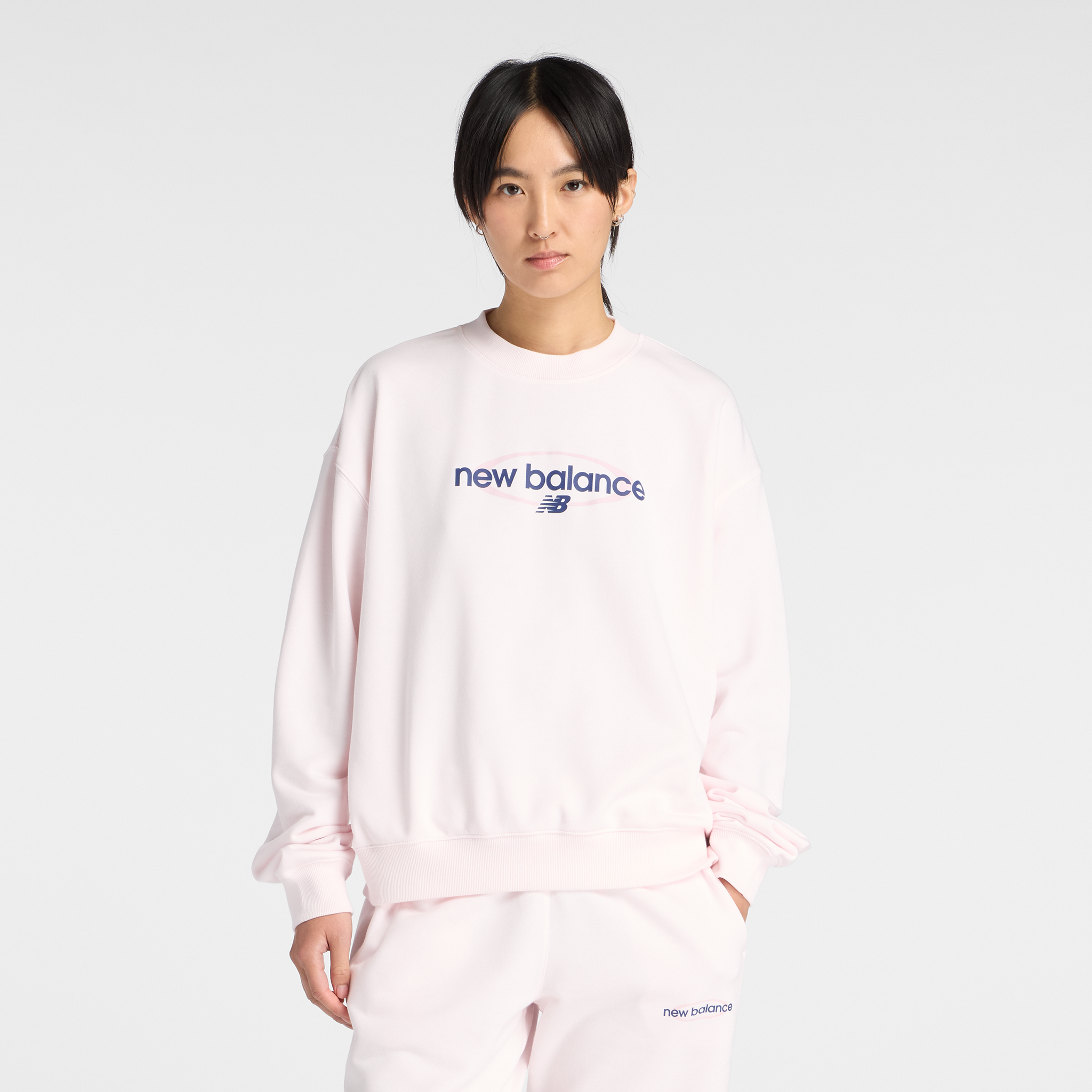 Bluza damska New Balance WT61S0S9AAA – różowa