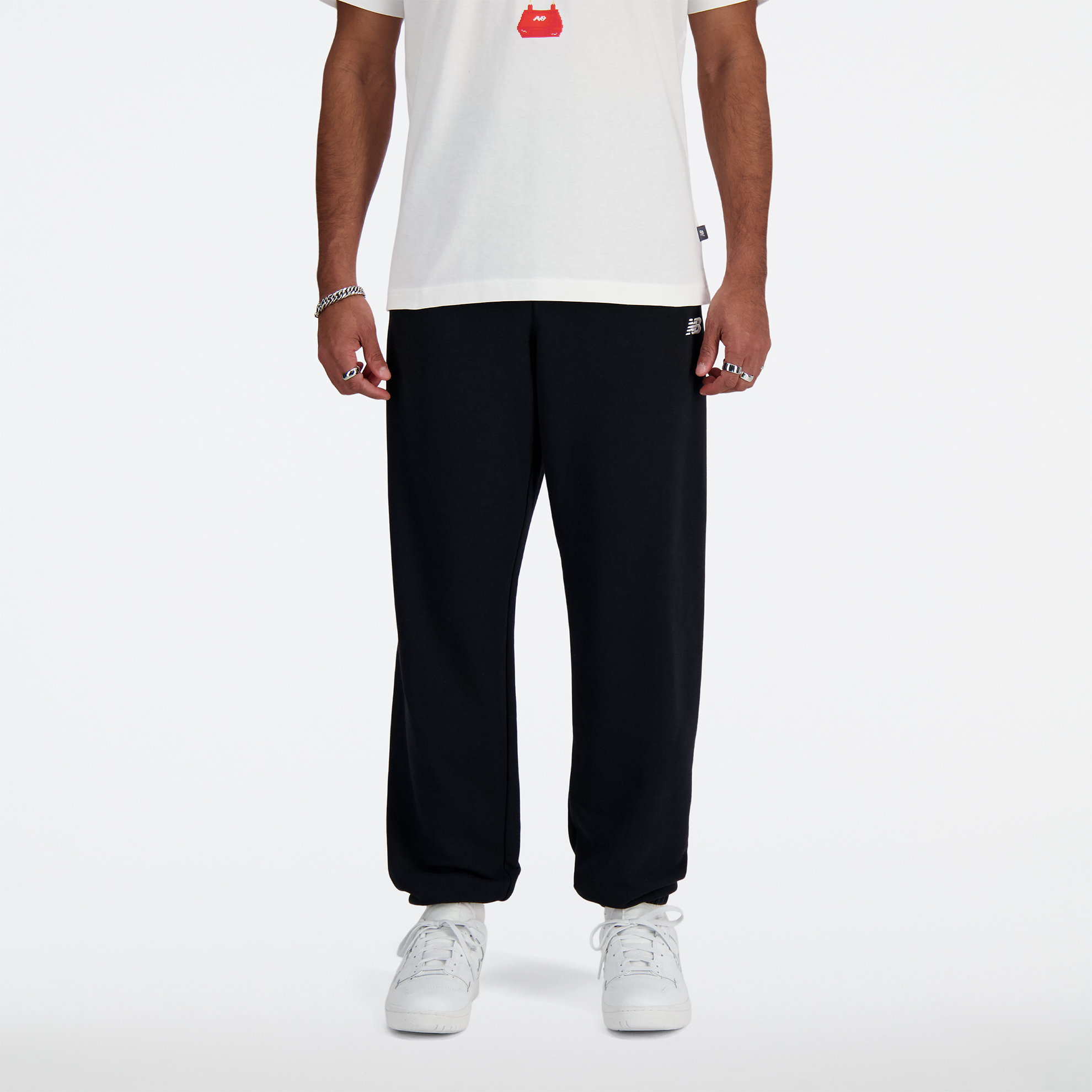 Férfi nadrág New Balance MP41519BK – fekete XL - XL
