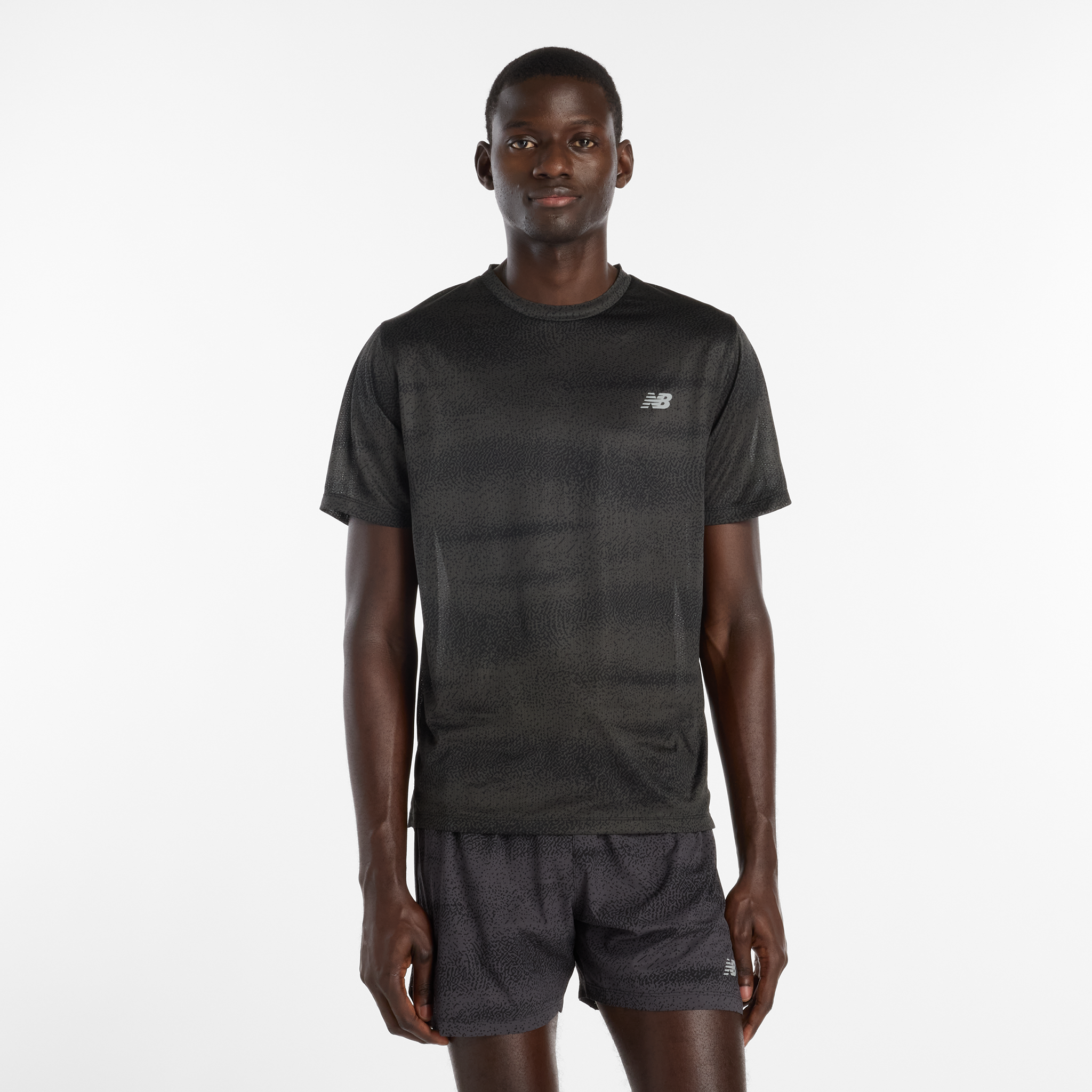 Koszulka męska New Balance MT61G4S7BGR – czarna