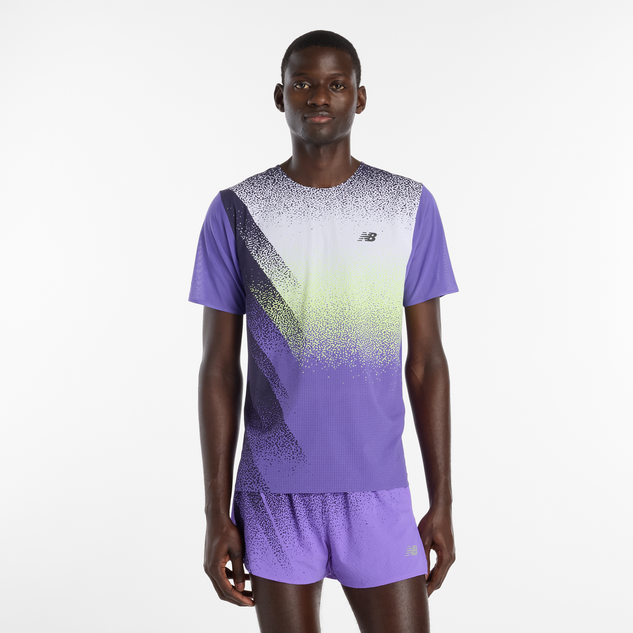 Koszulka męska New Balance MT61Q7IDEPU – fioletowa