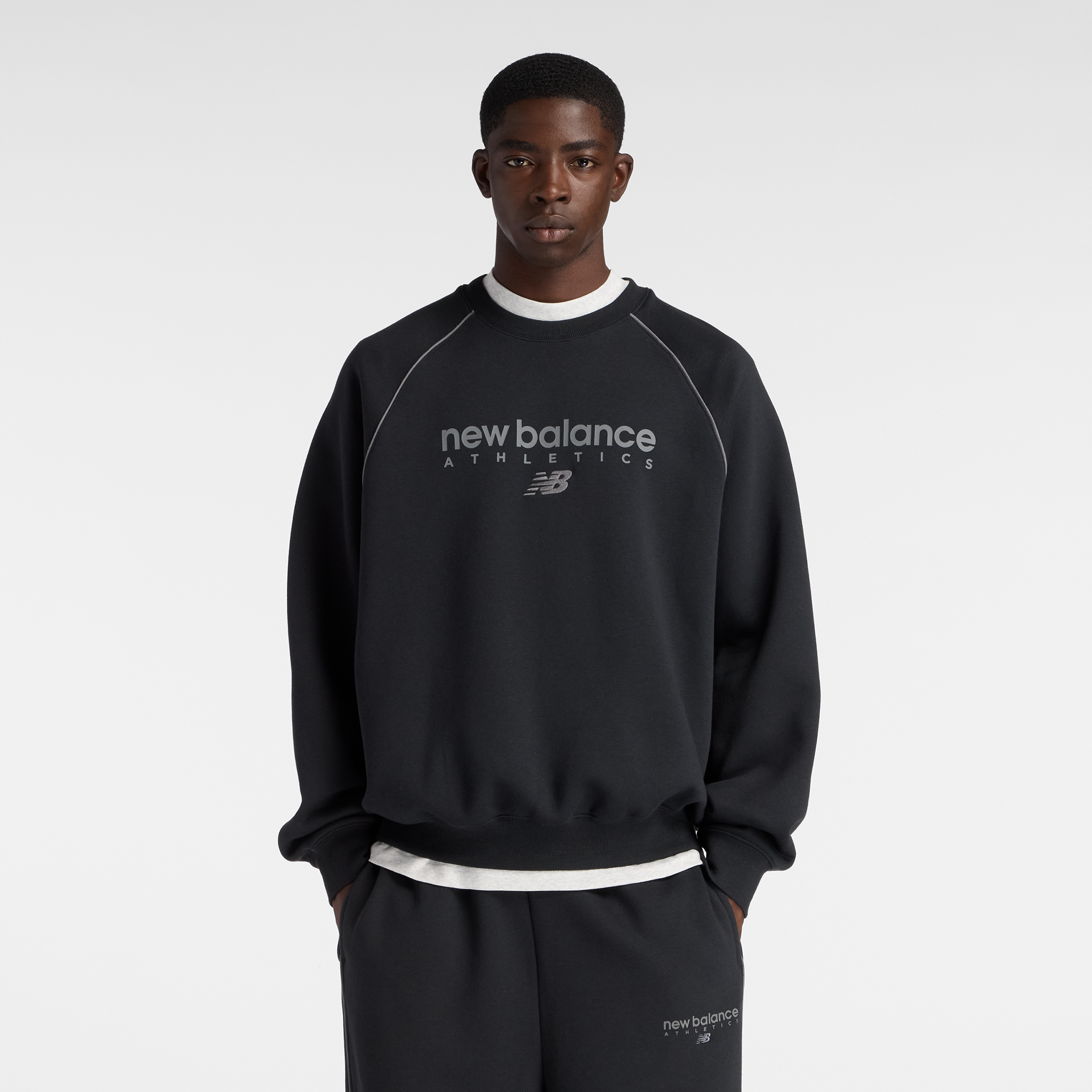 Bluza męska New Balance MT61U4JOBK – czarna