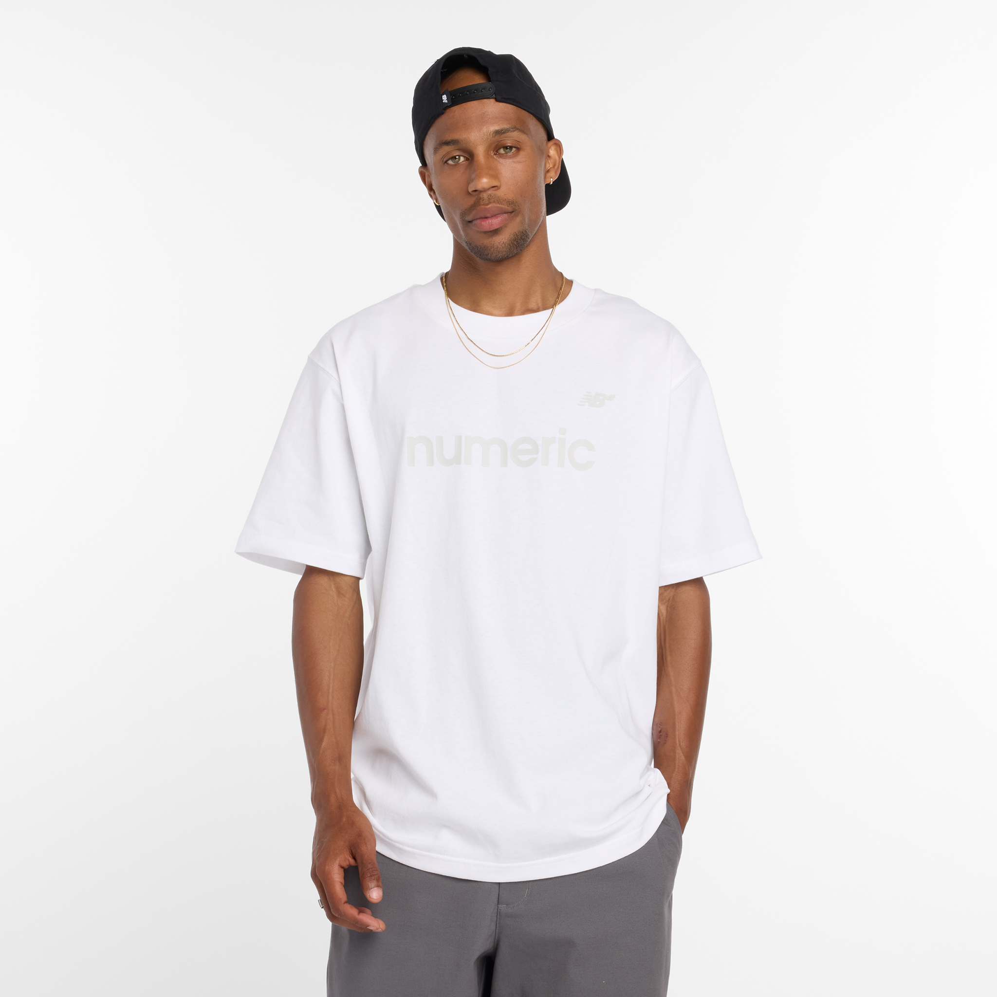 Koszulka męska New Balance Numeric MT51955WT – biała