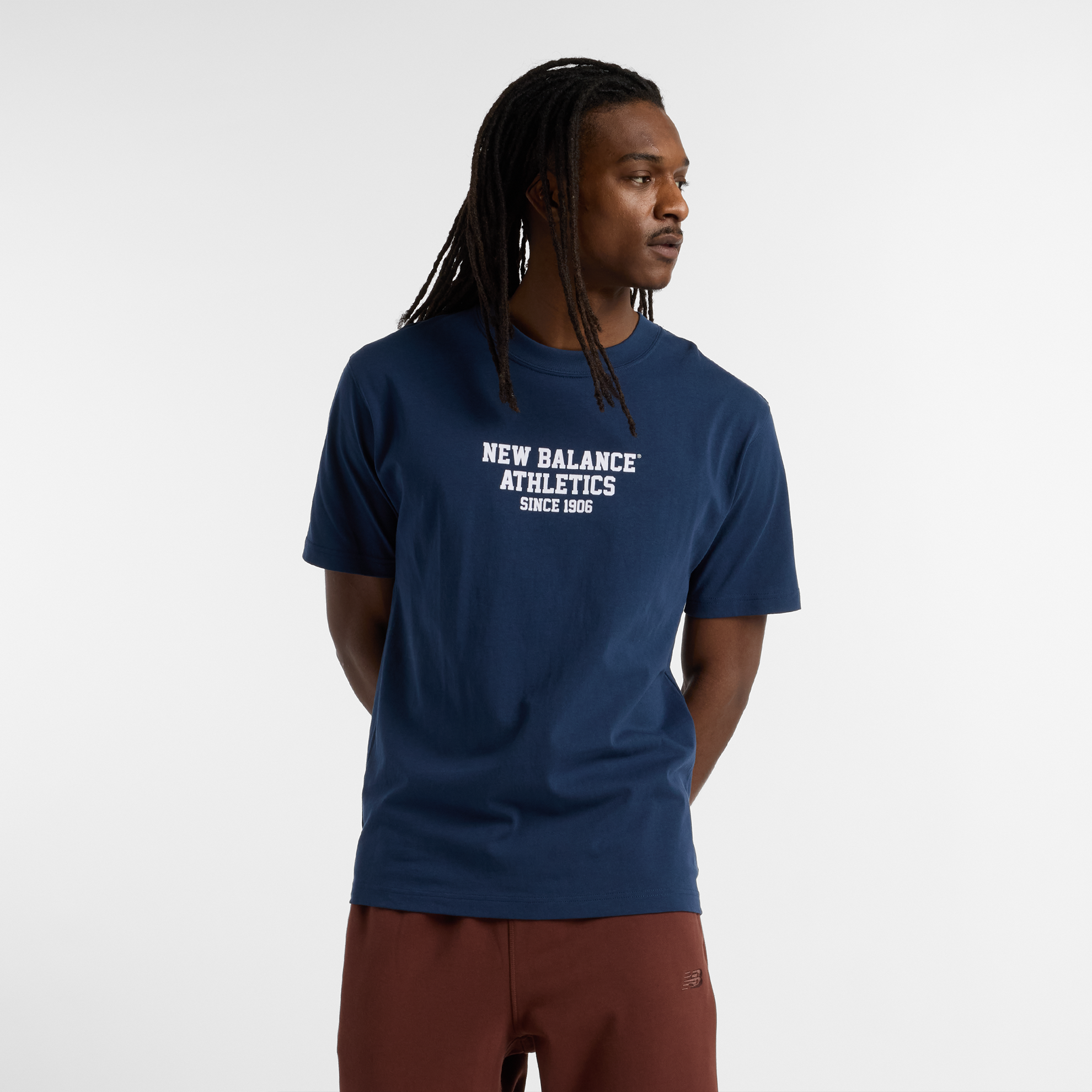 Koszulka męska New Balance MT51526NNY – granatowa