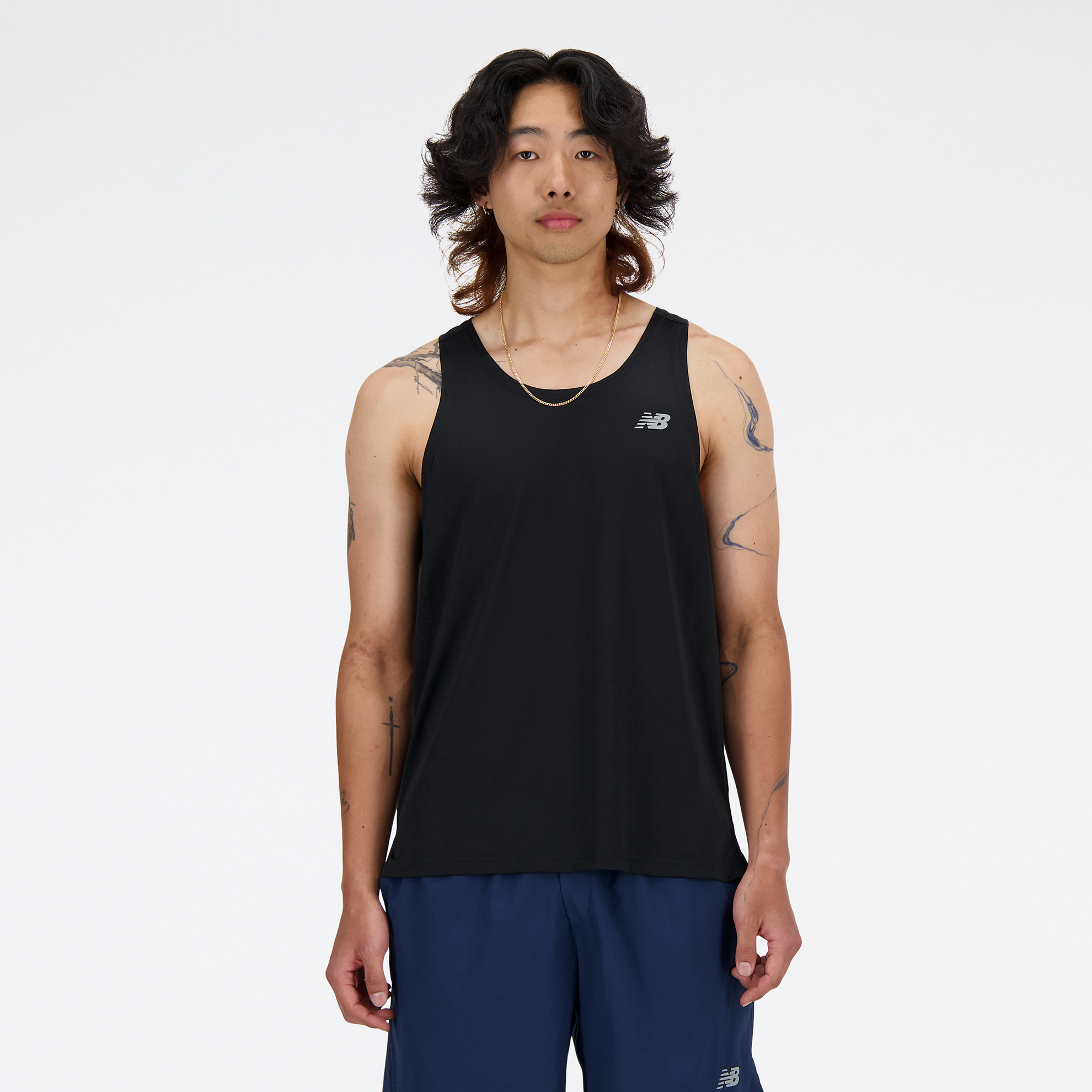 Koszulka męska New Balance MT41220BK – czarna