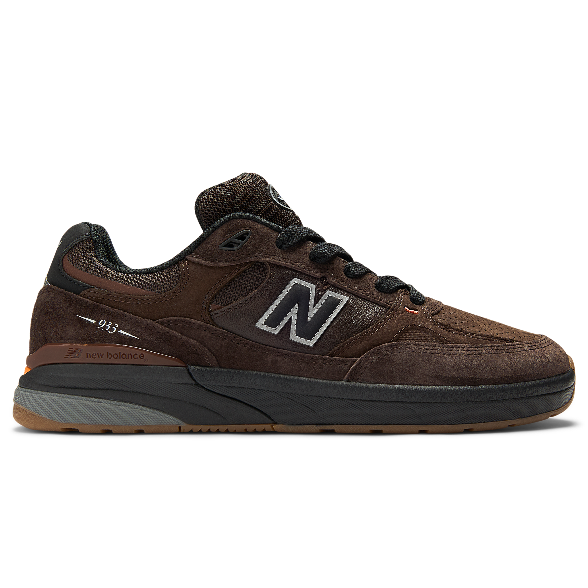 Buty unisex New Balance Numeric NM933BAR – brązowe