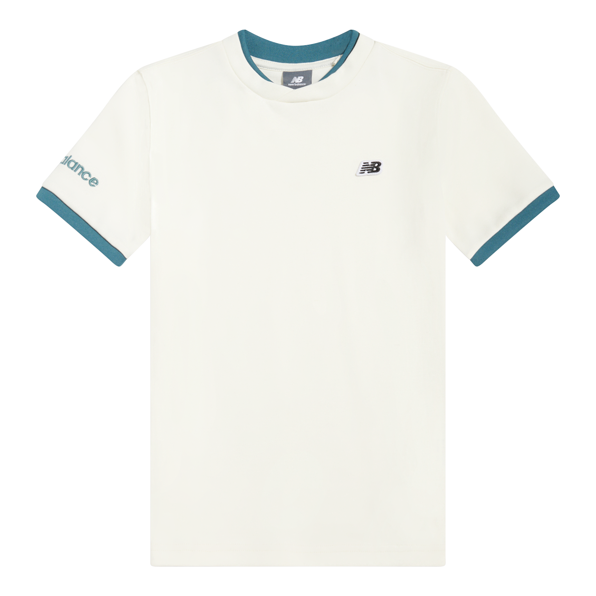 Koszulka dziecięca New Balance YT61B802SST – biała