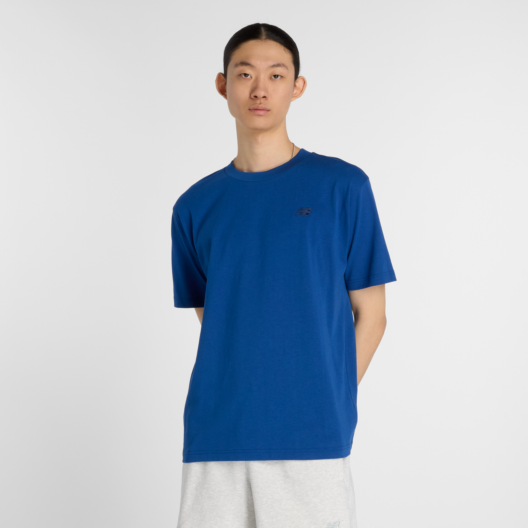 Koszulka męska New Balance MT41533GAB – niebieska