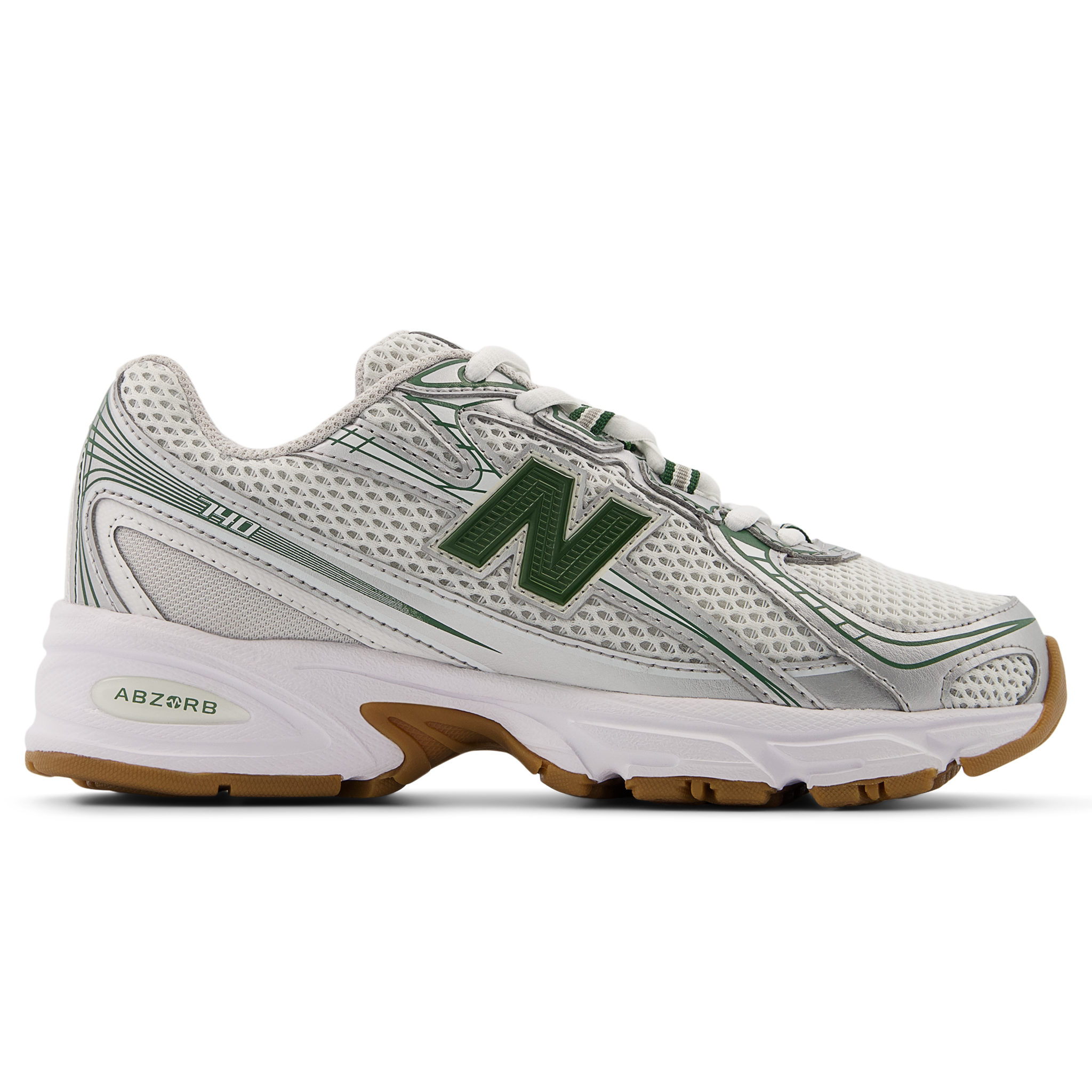 Buty dziecięce New Balance GR740SF – srebrne
