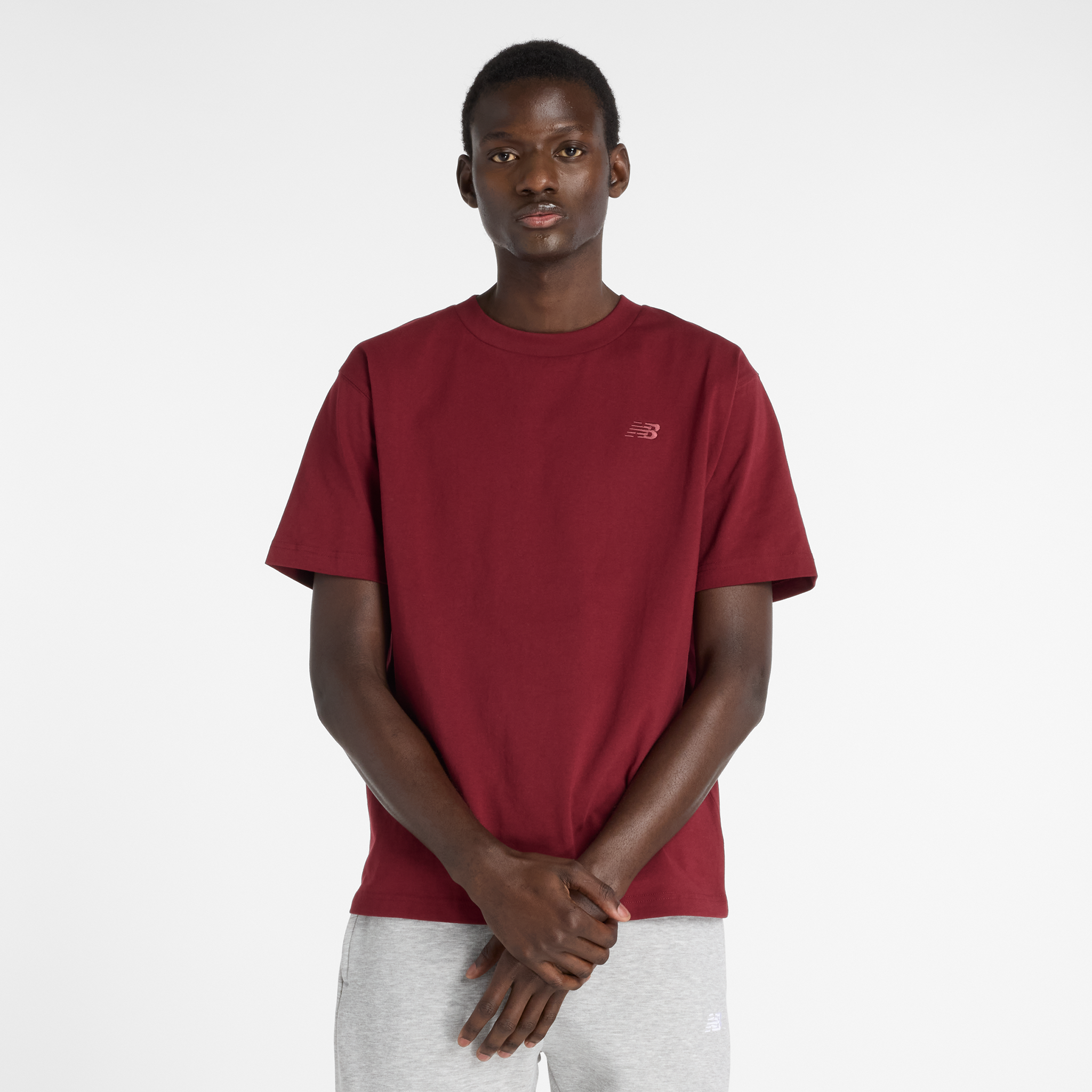 Koszulka męska New Balance MT41533MHB – bordowa