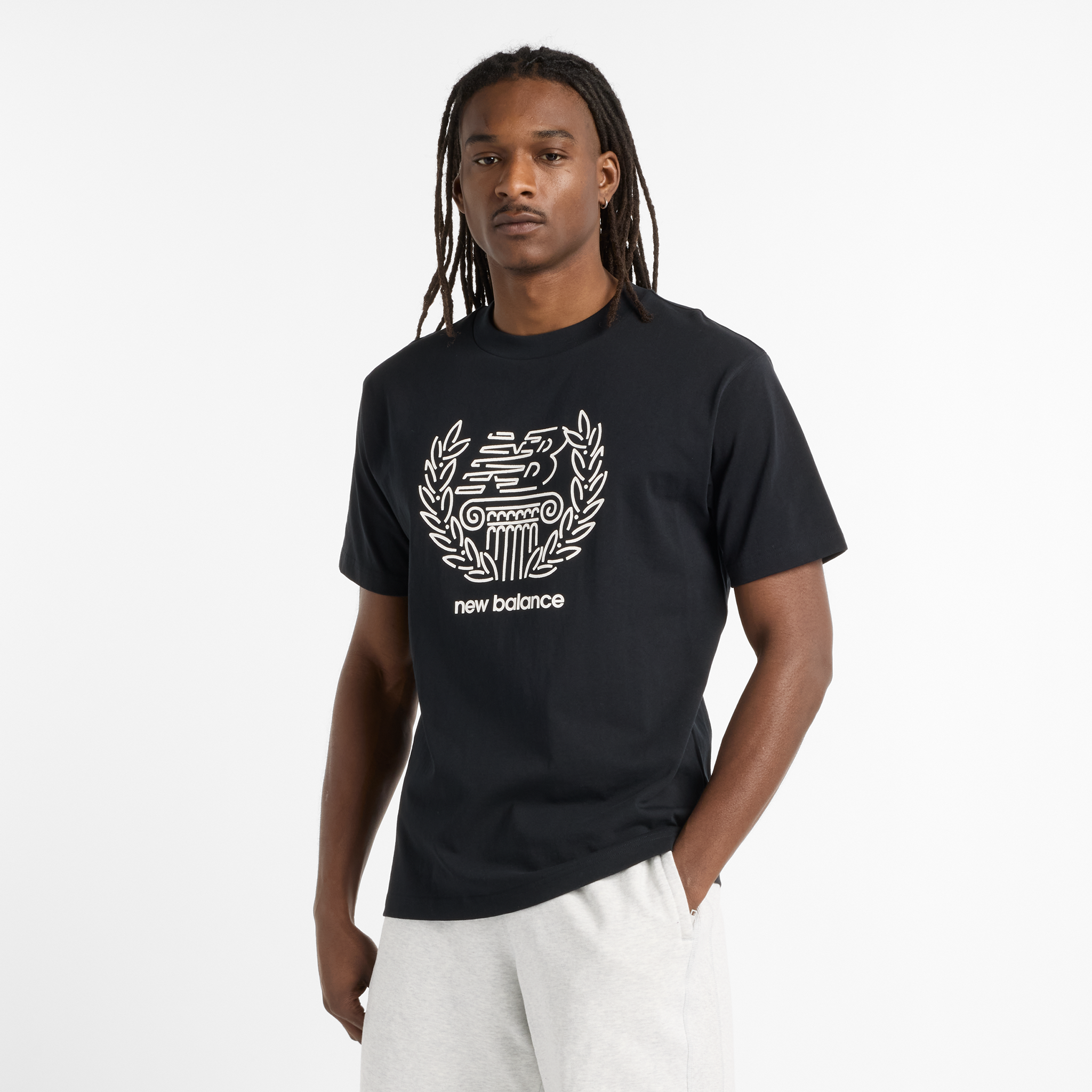 Koszulka męska New Balance MT51974BK – czarna