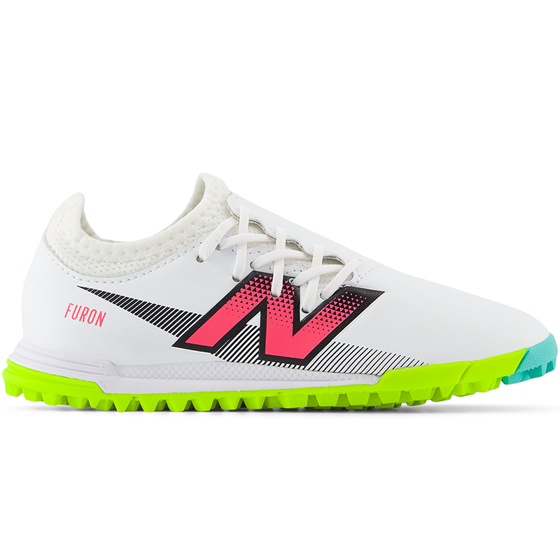 Turfy dziecięce New Balance FURON DISPATCH JNR TF V7+ SJF3TH75 – białe