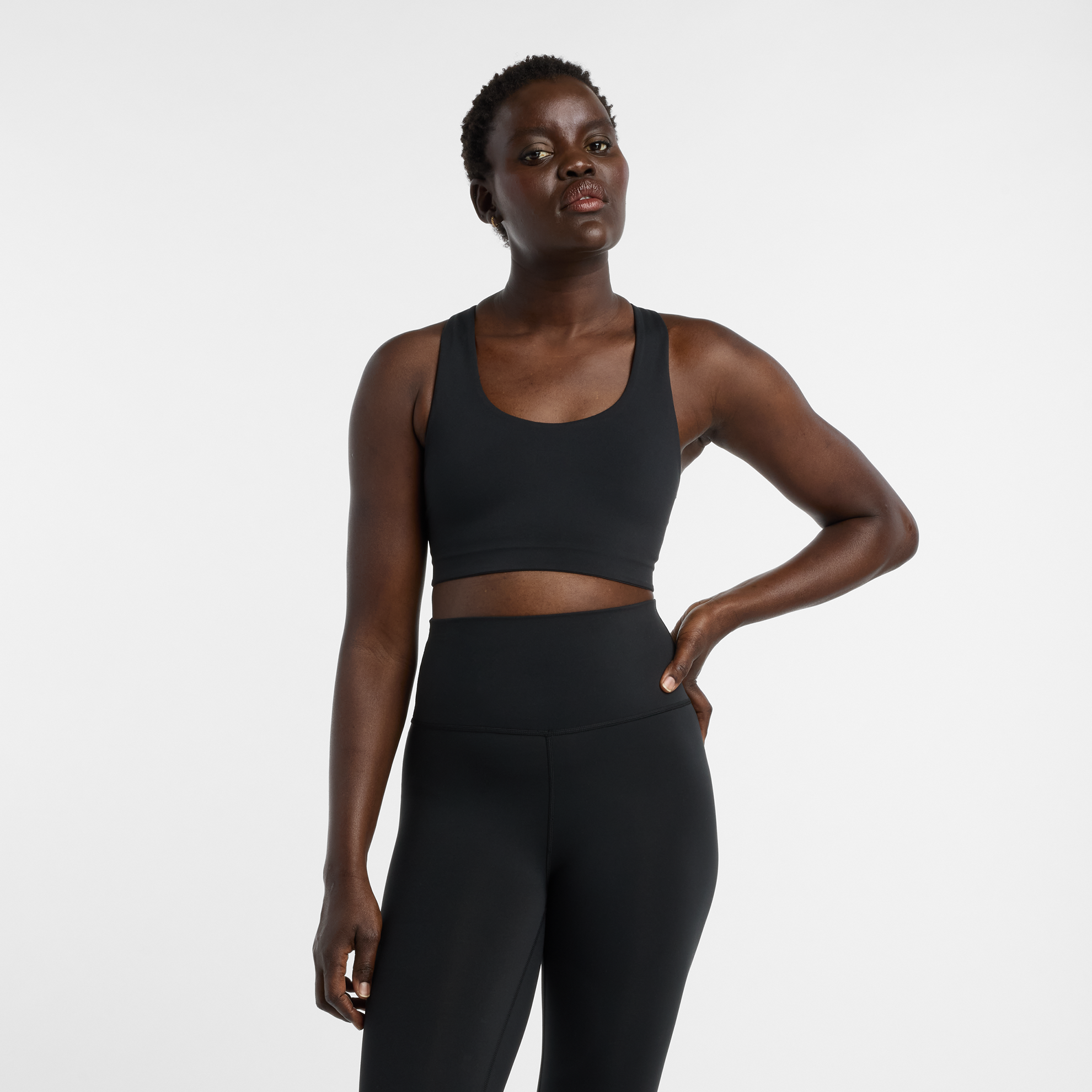 Biustonosz do treningu New Balance WB51053BK – czarny