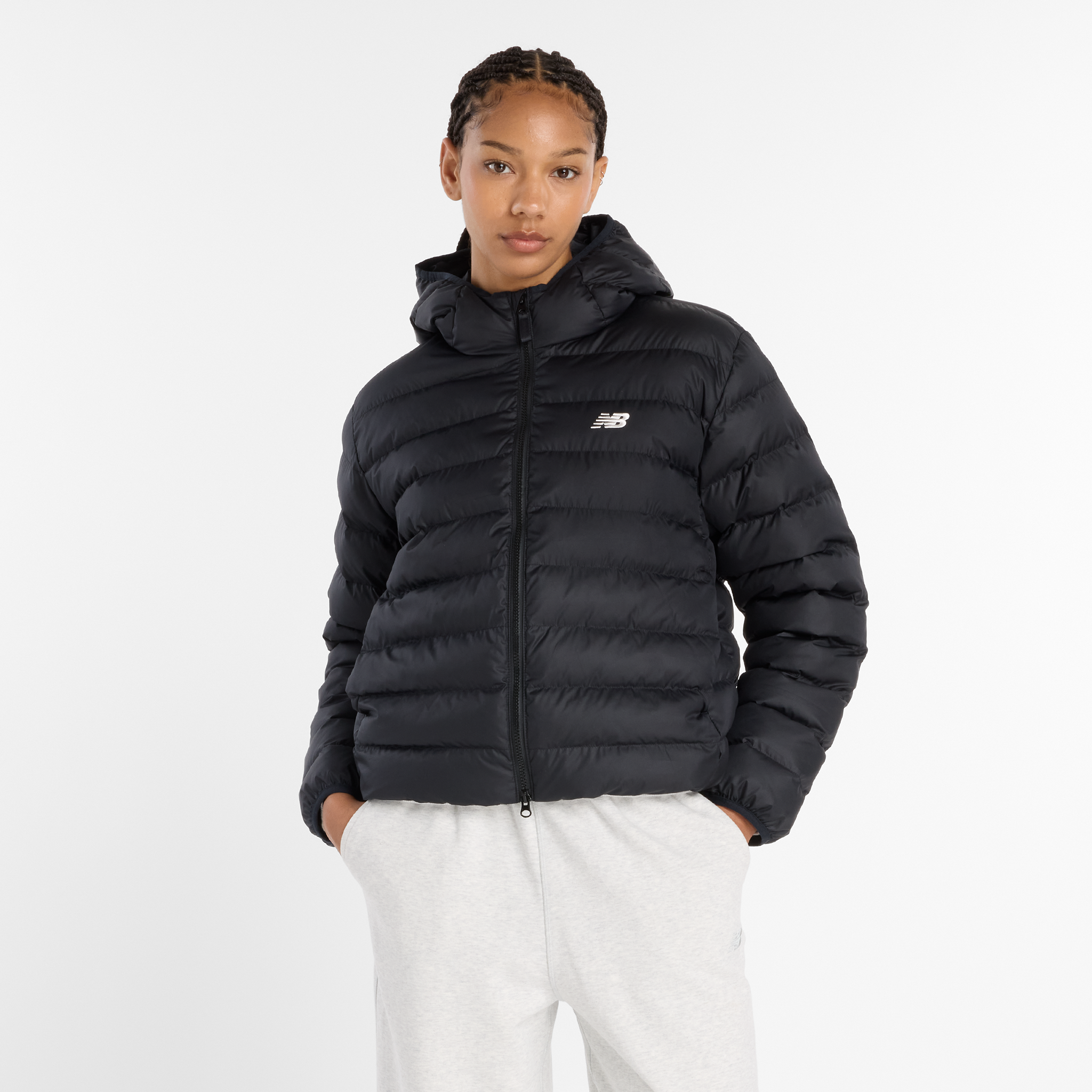 Kurtka zimowa damska New Balance WO53500BK – czarna