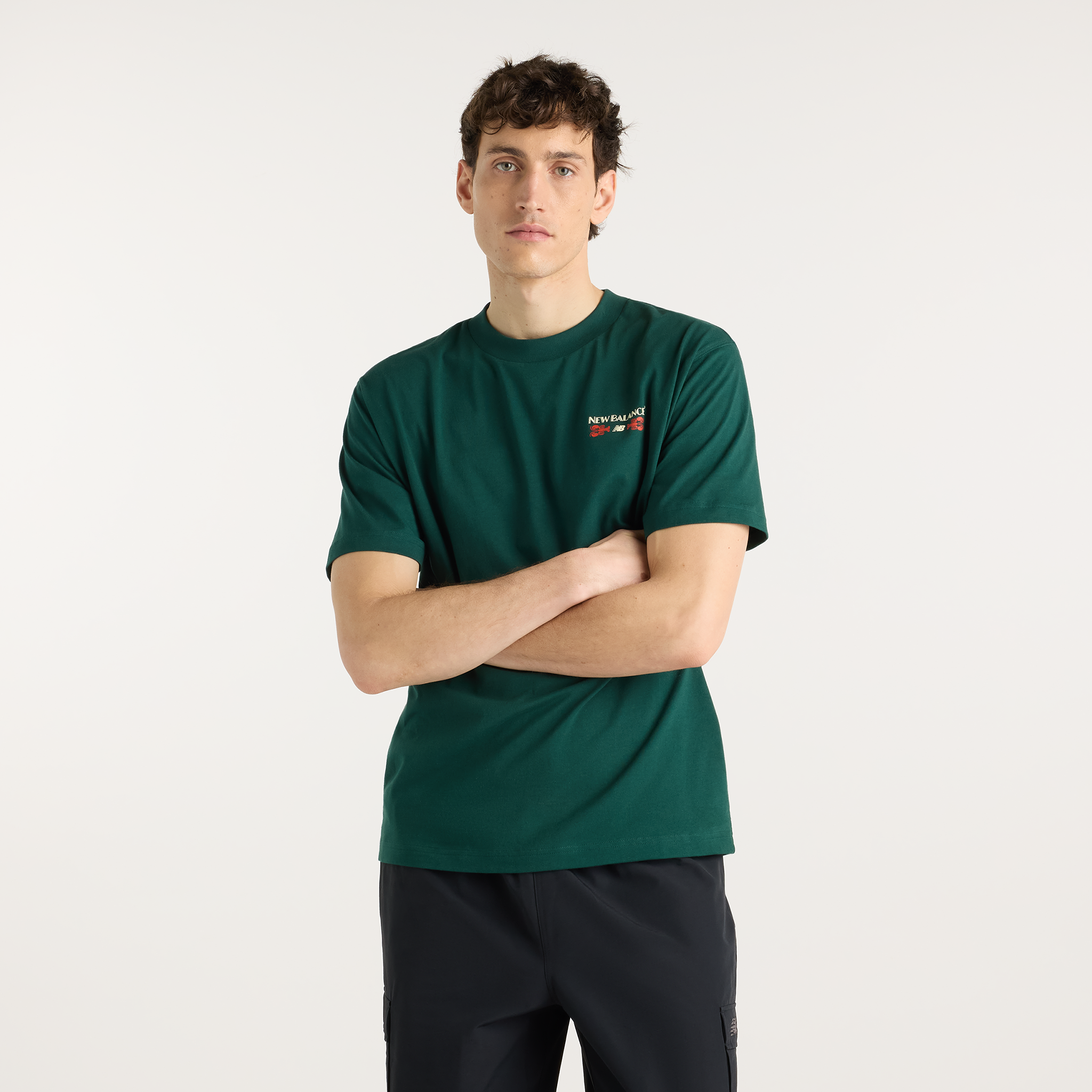 Koszulka męska New Balance MT62S7YPNOG – zielona