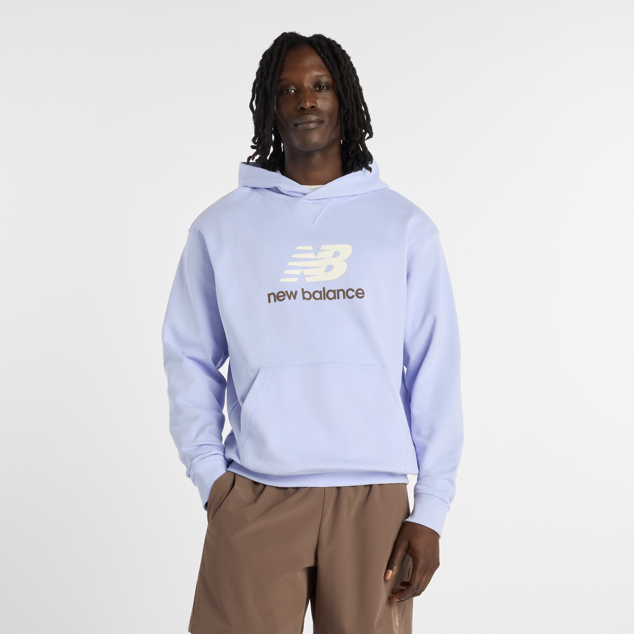 Bluza męska New Balance MT51512DYK – fioletowa