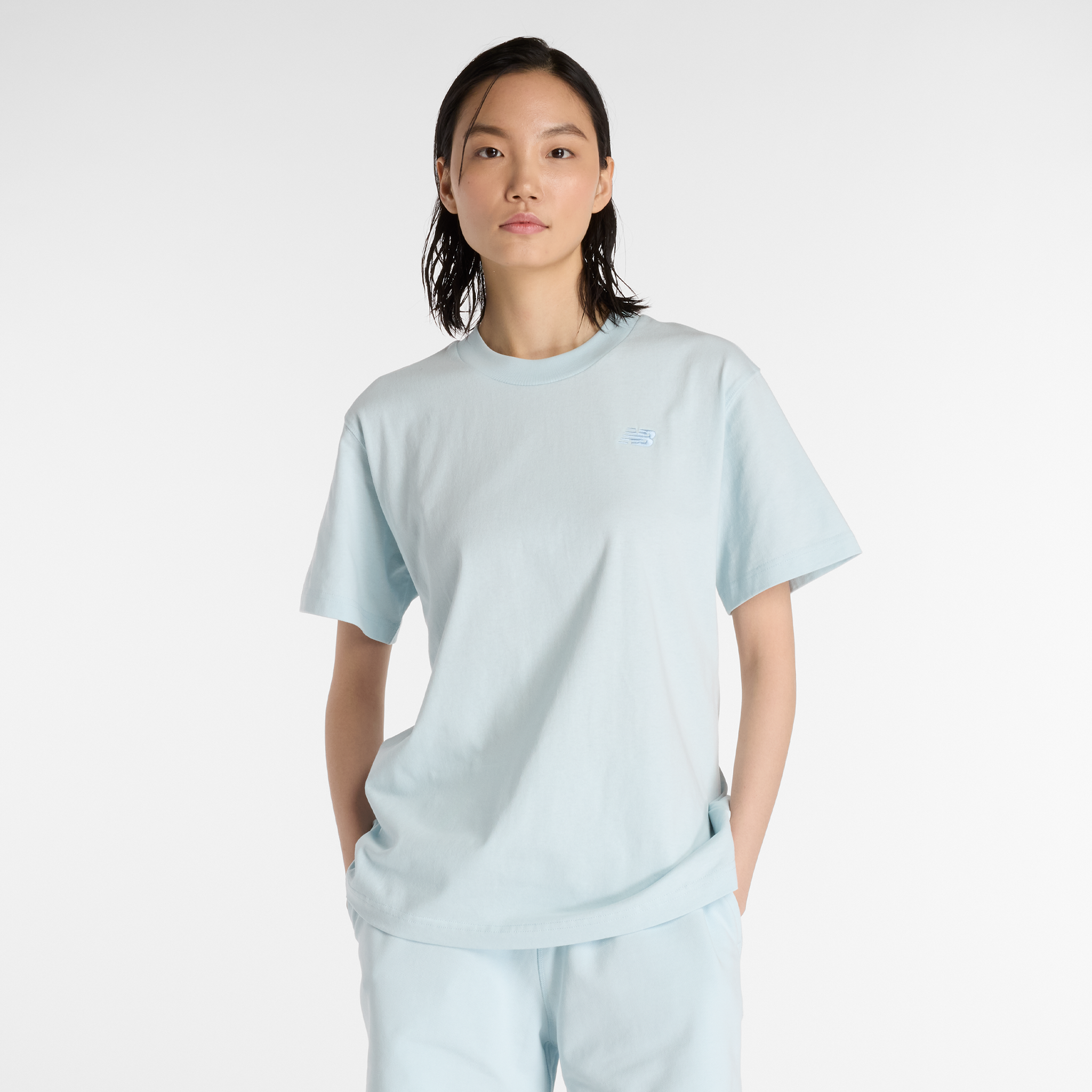 Koszulka damska New Balance WT41501FRL – niebieska