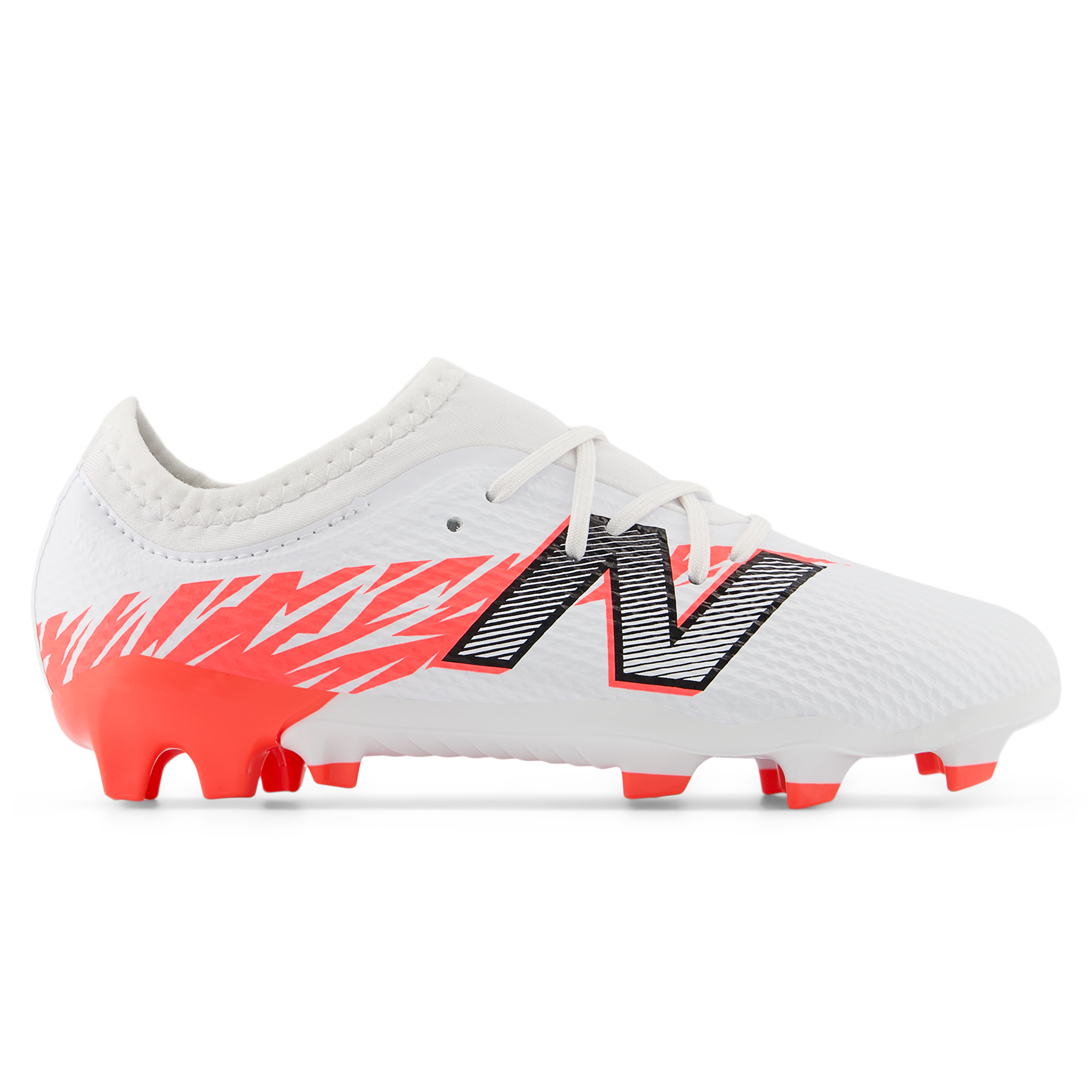 Korki dziecięce New Balance FURON TEAM JNR FG V8 SJF3FIB8 – białe