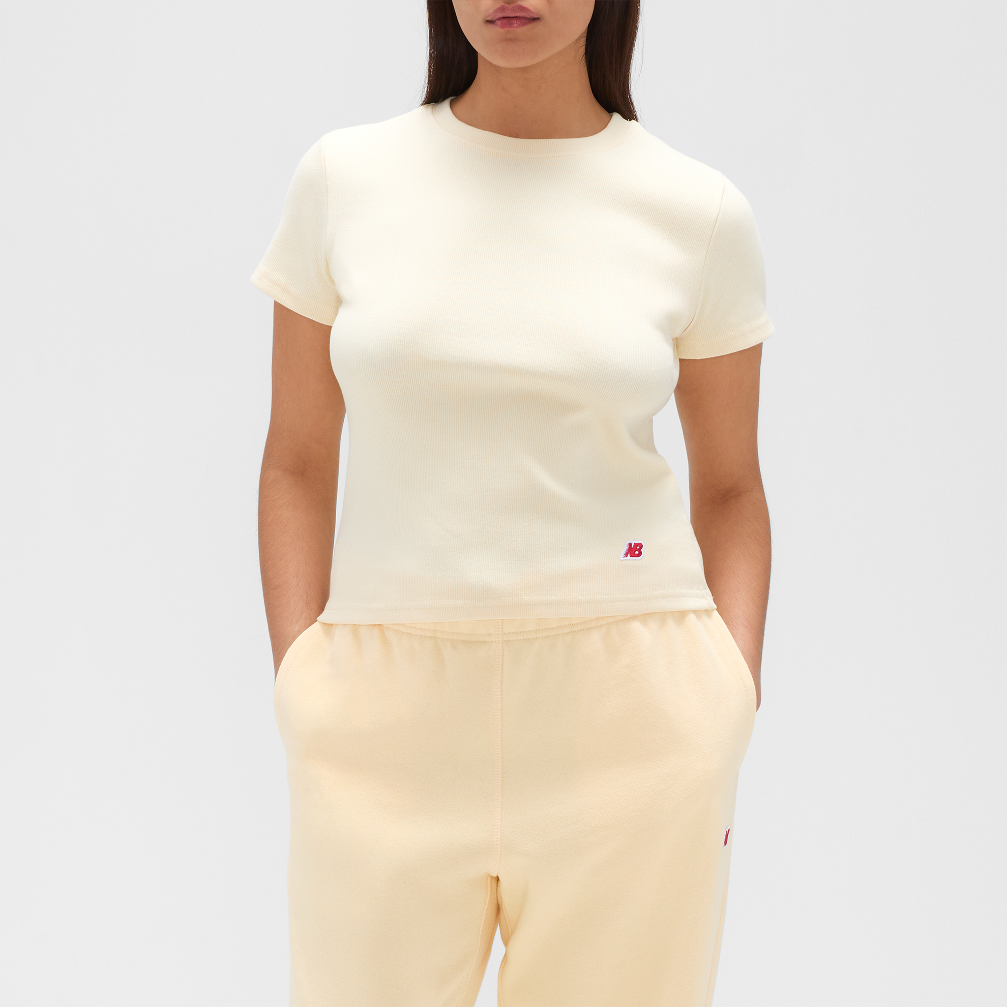 Koszulka damska New Balance MADE in USA WT53561CAU – żółta