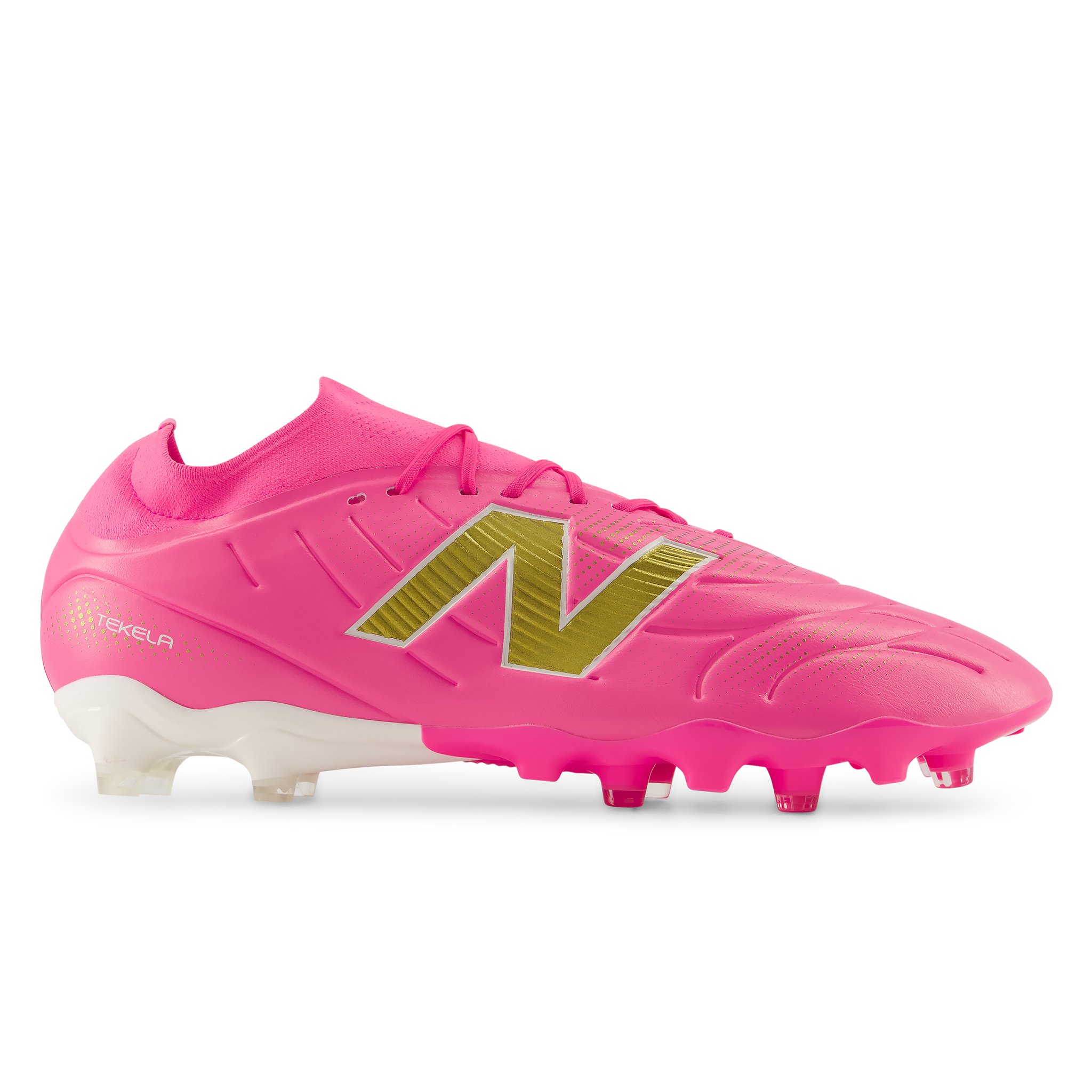 Korki męskie New Balance TEKELA TEAM FG V5 UT3FL9J8 – różowe