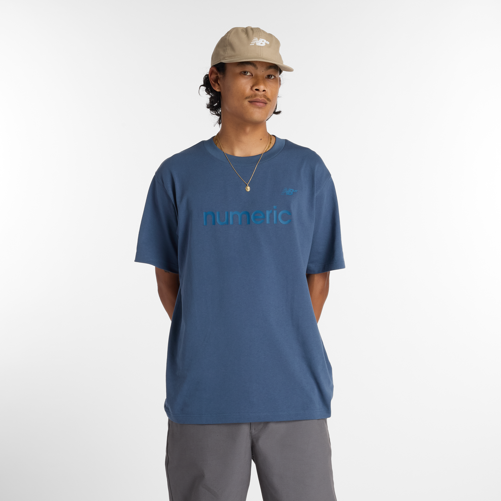 Koszulka męska New Balance Numeric MT51955VTI – granatowa