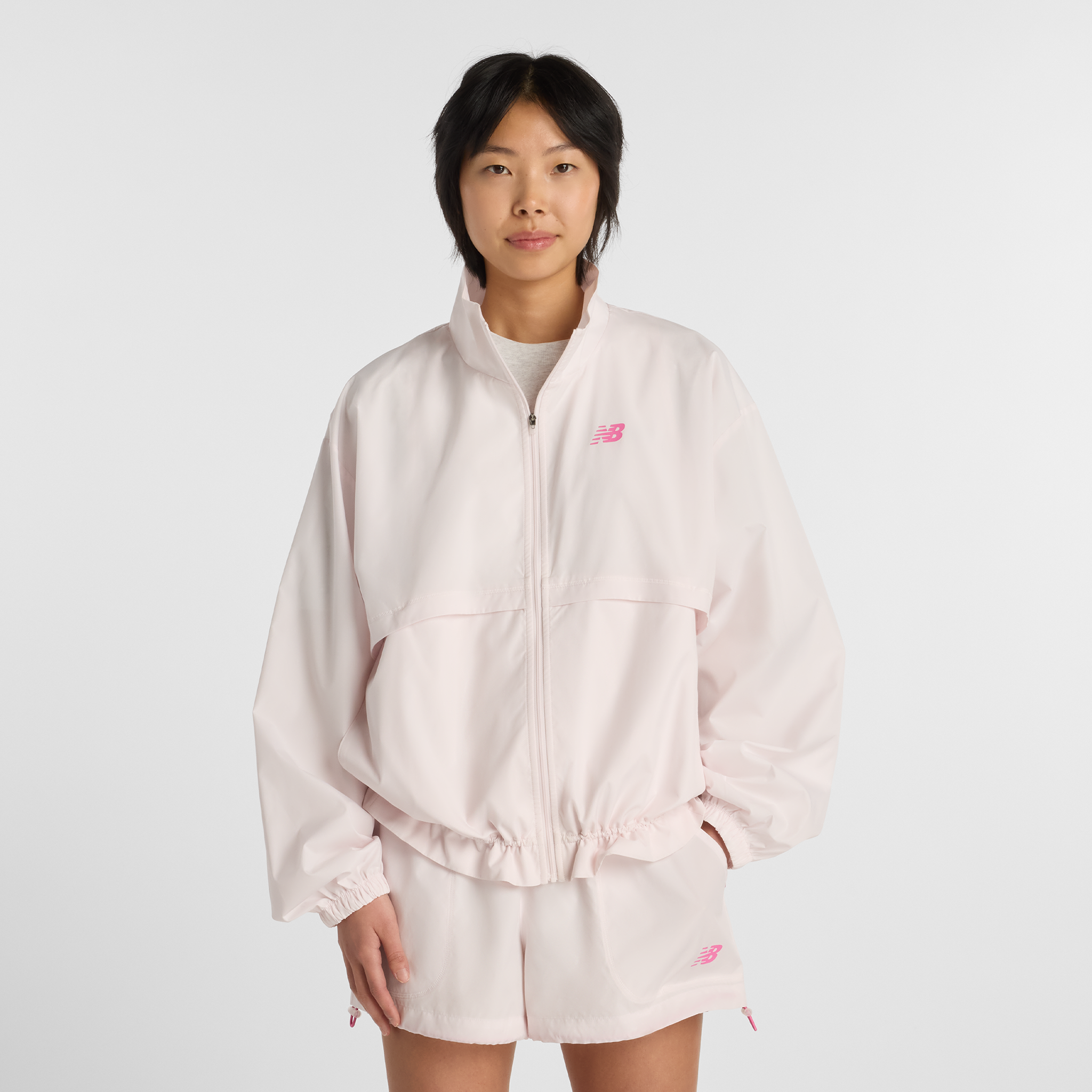 Kurtka damska New Balance WJ61J16CAAA – różowa