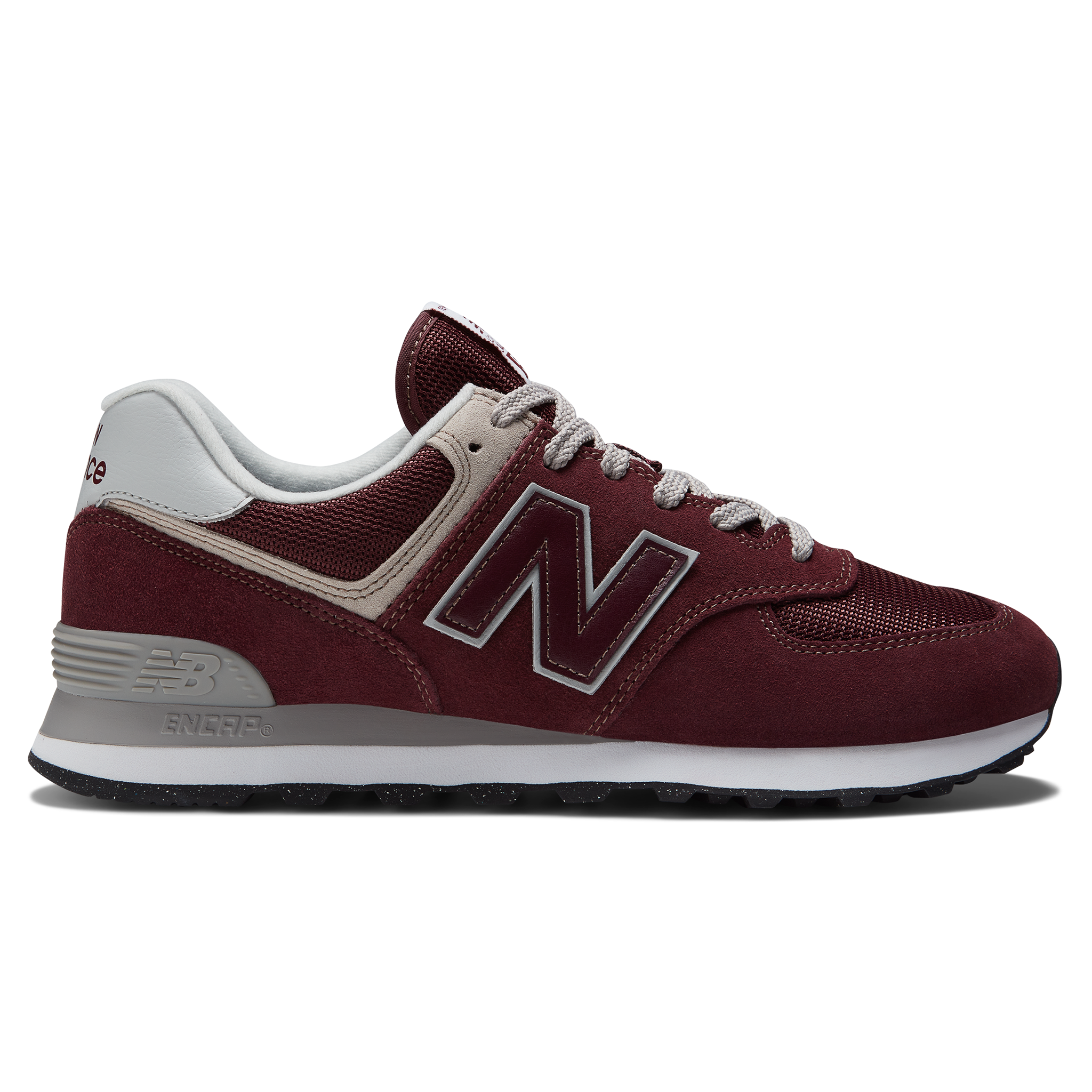Buty męskie New Balance ML574EVM – bordowe