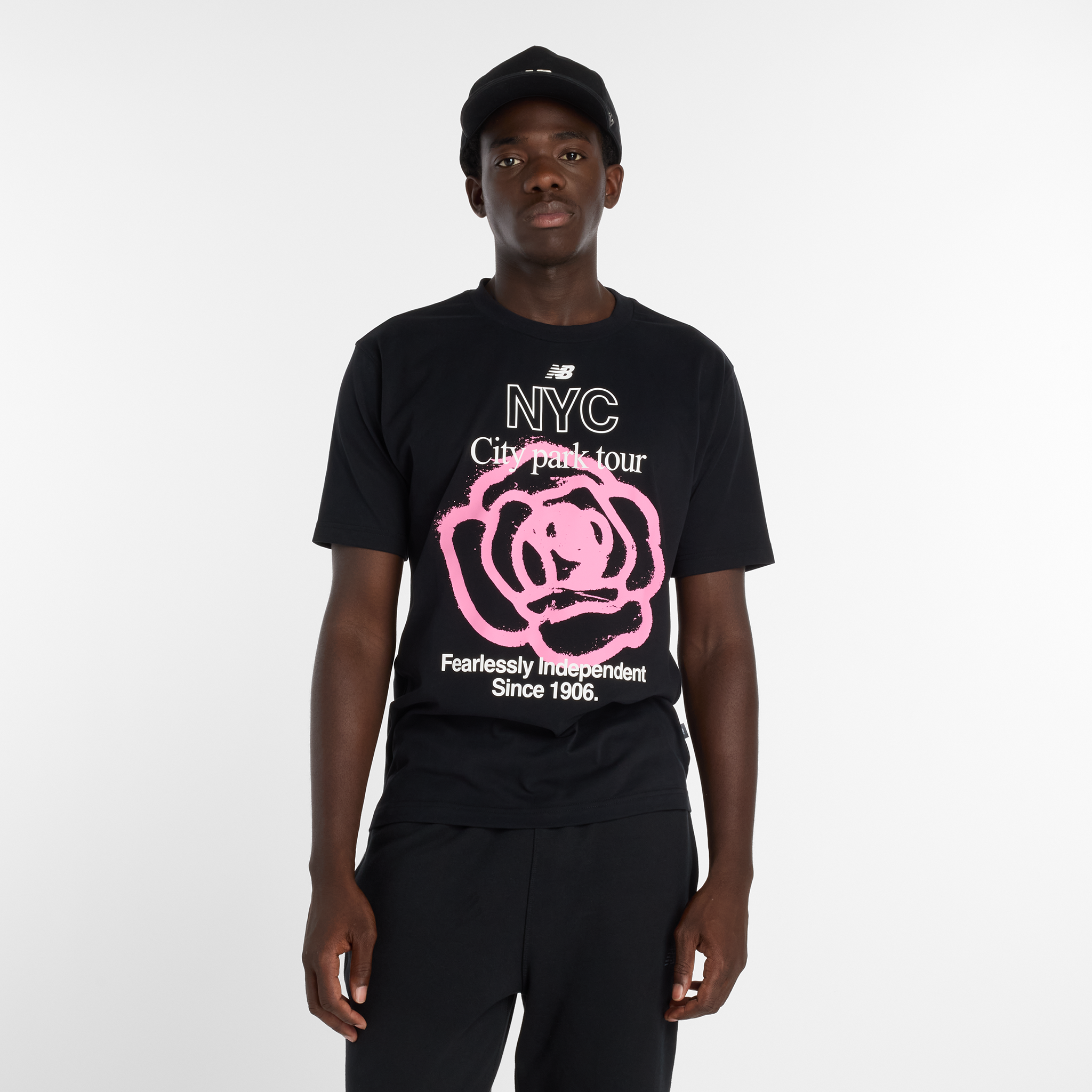 Koszulka męska New Balance MT61018IBK – czarna