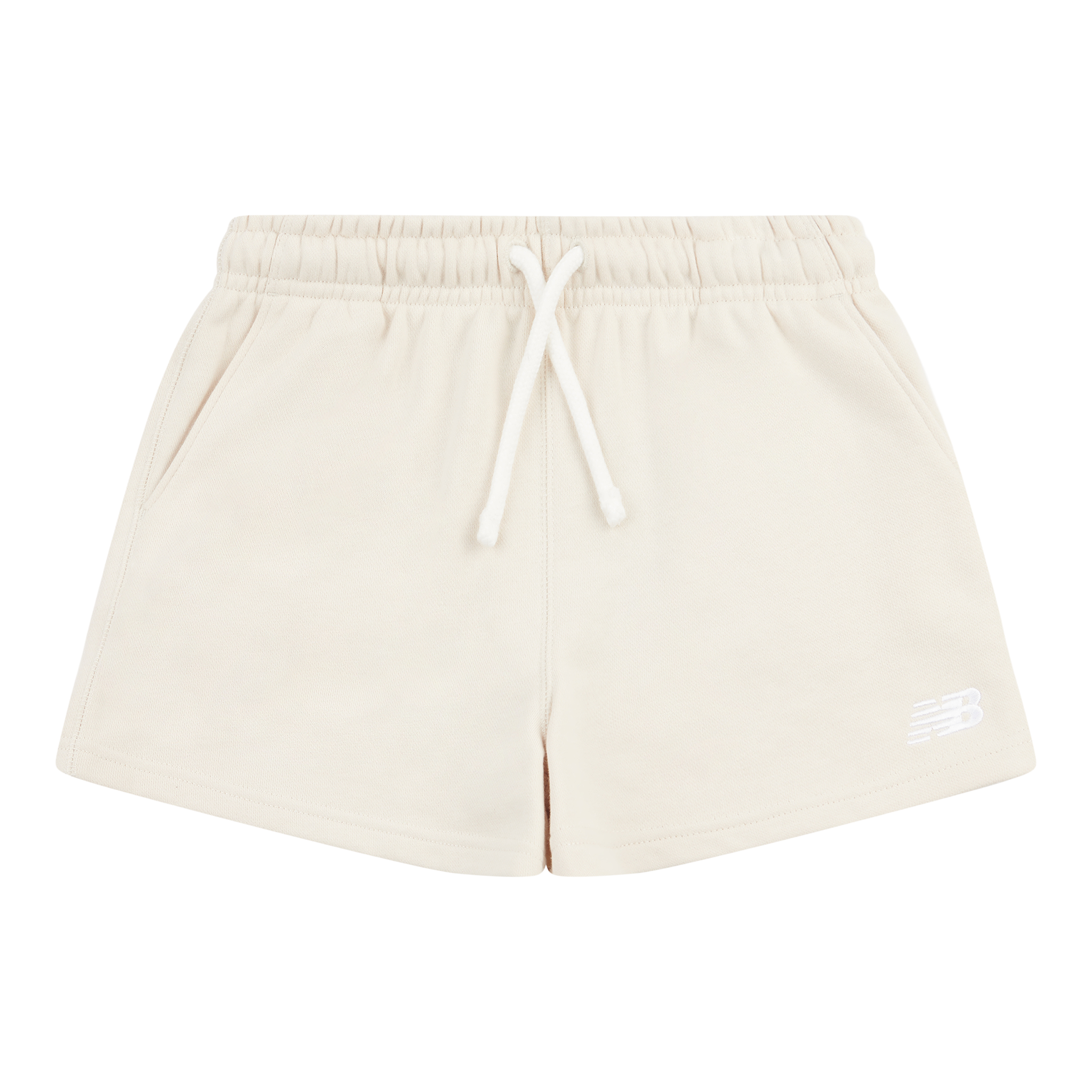 Spodenki dziecięce New Balance LAKG0006LIN – beżowe