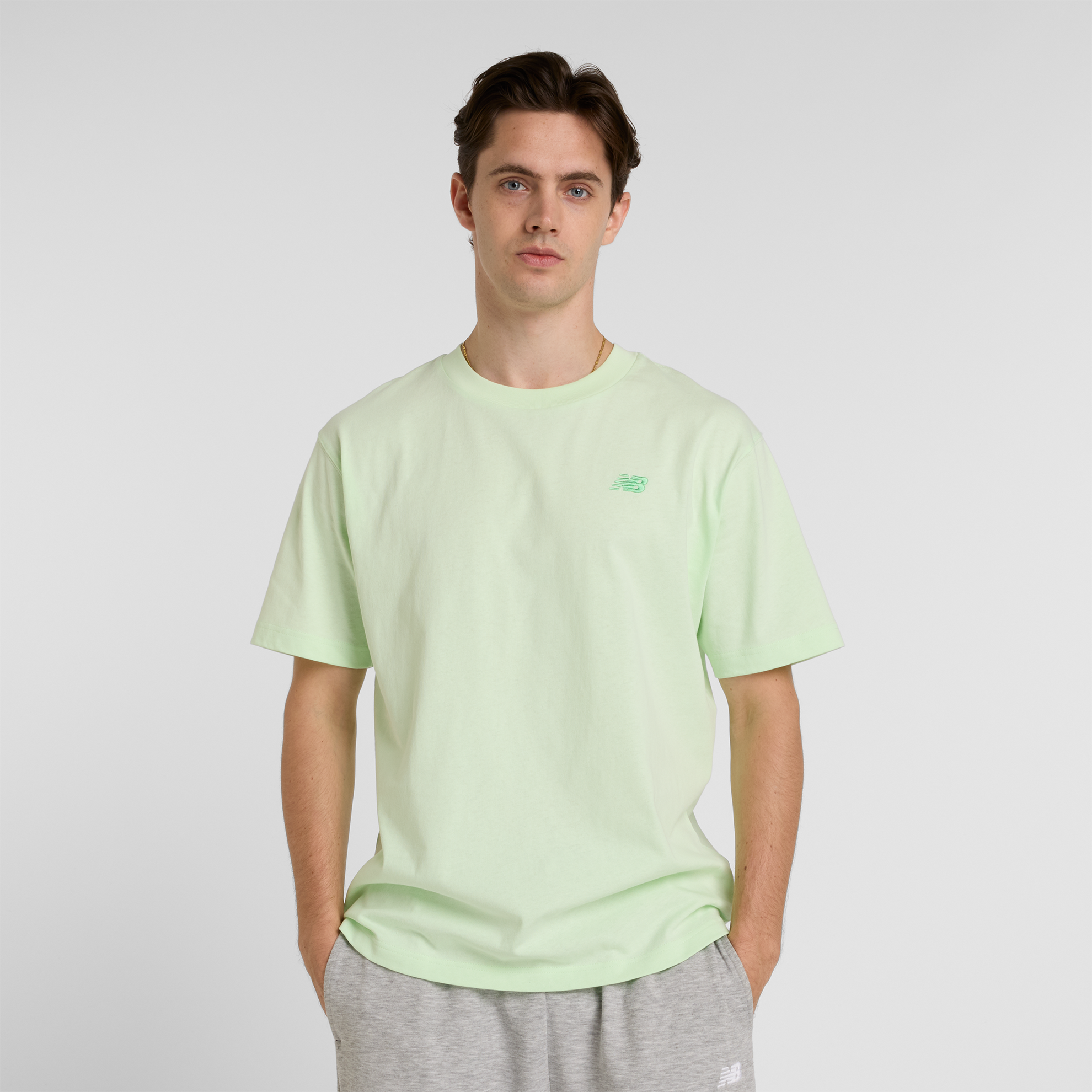 Koszulka męska New Balance MT41533MEW – zielona