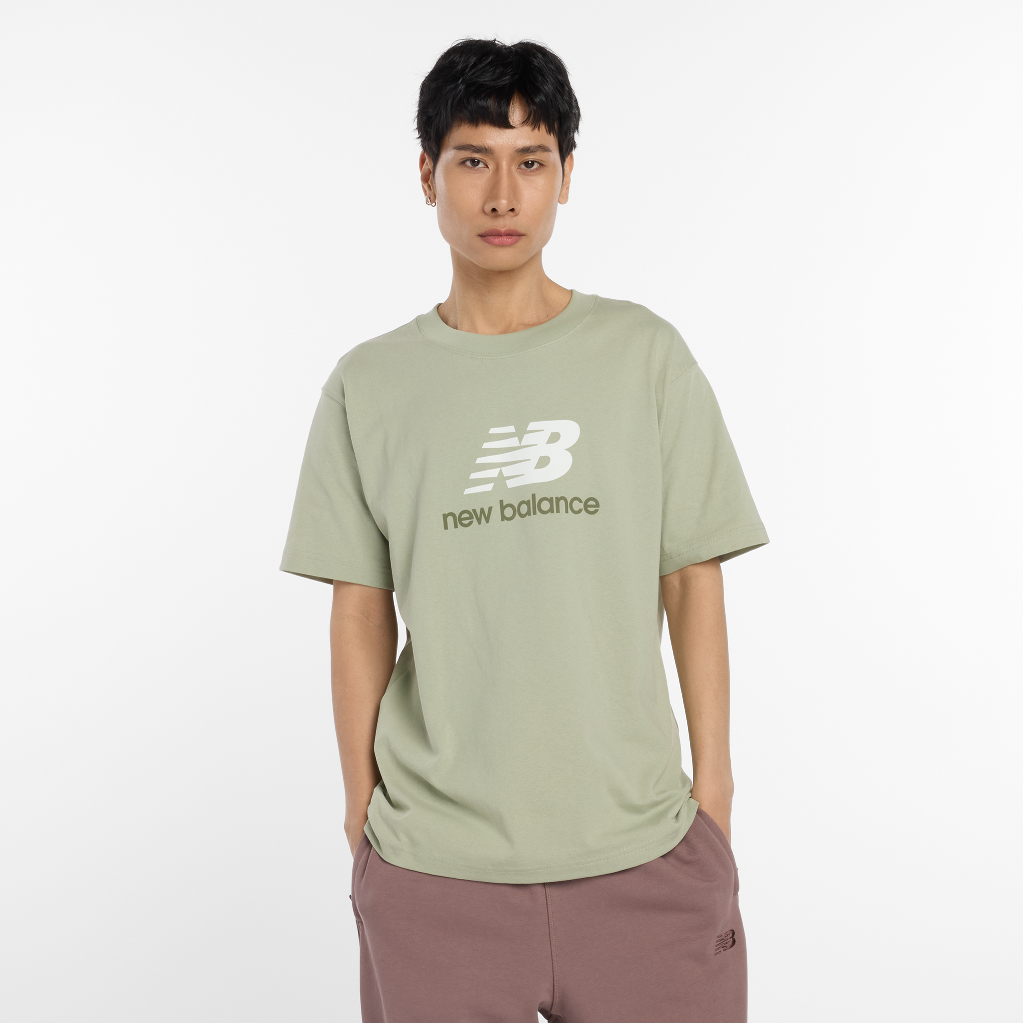 Koszulka męska New Balance MT51500GAS – zielona