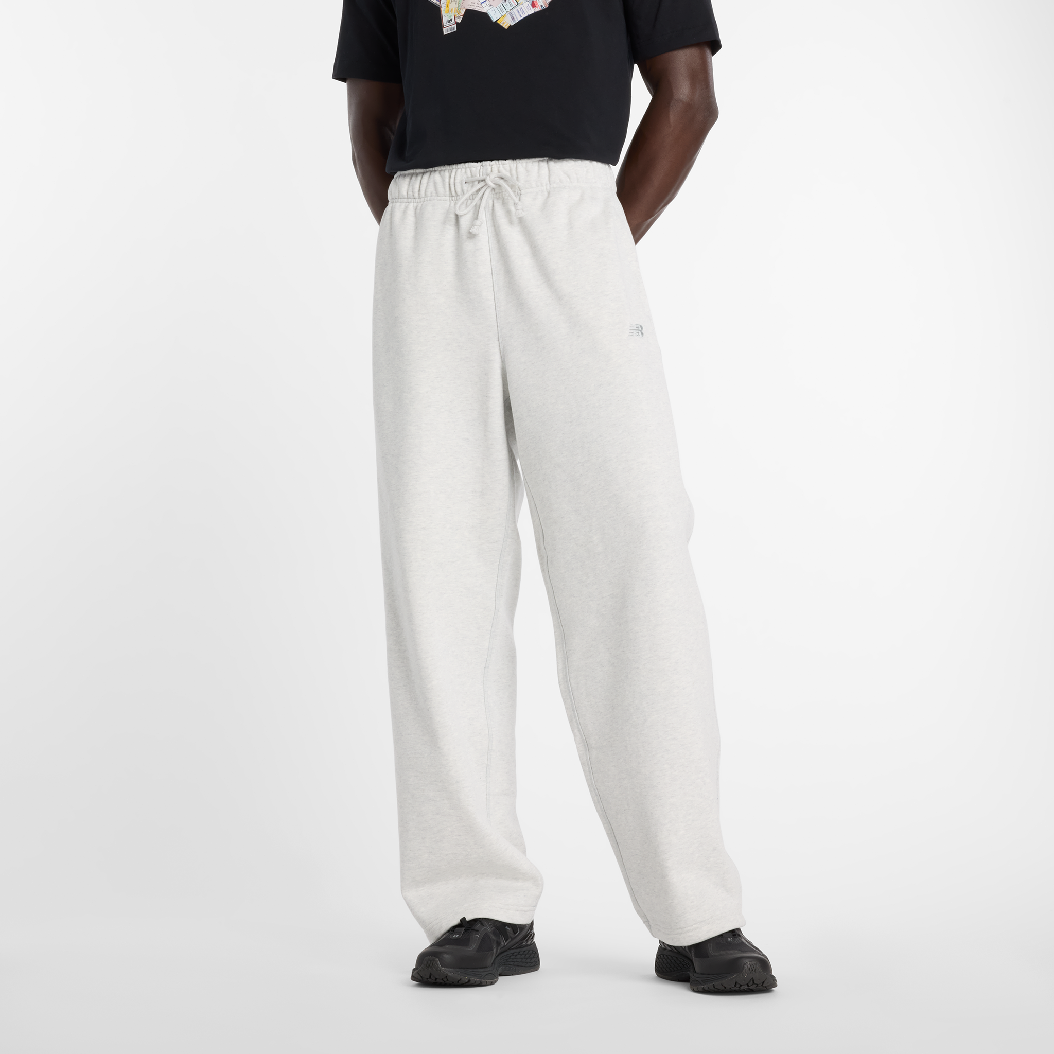 Spodnie męskie New Balance MP53504AHH – szare