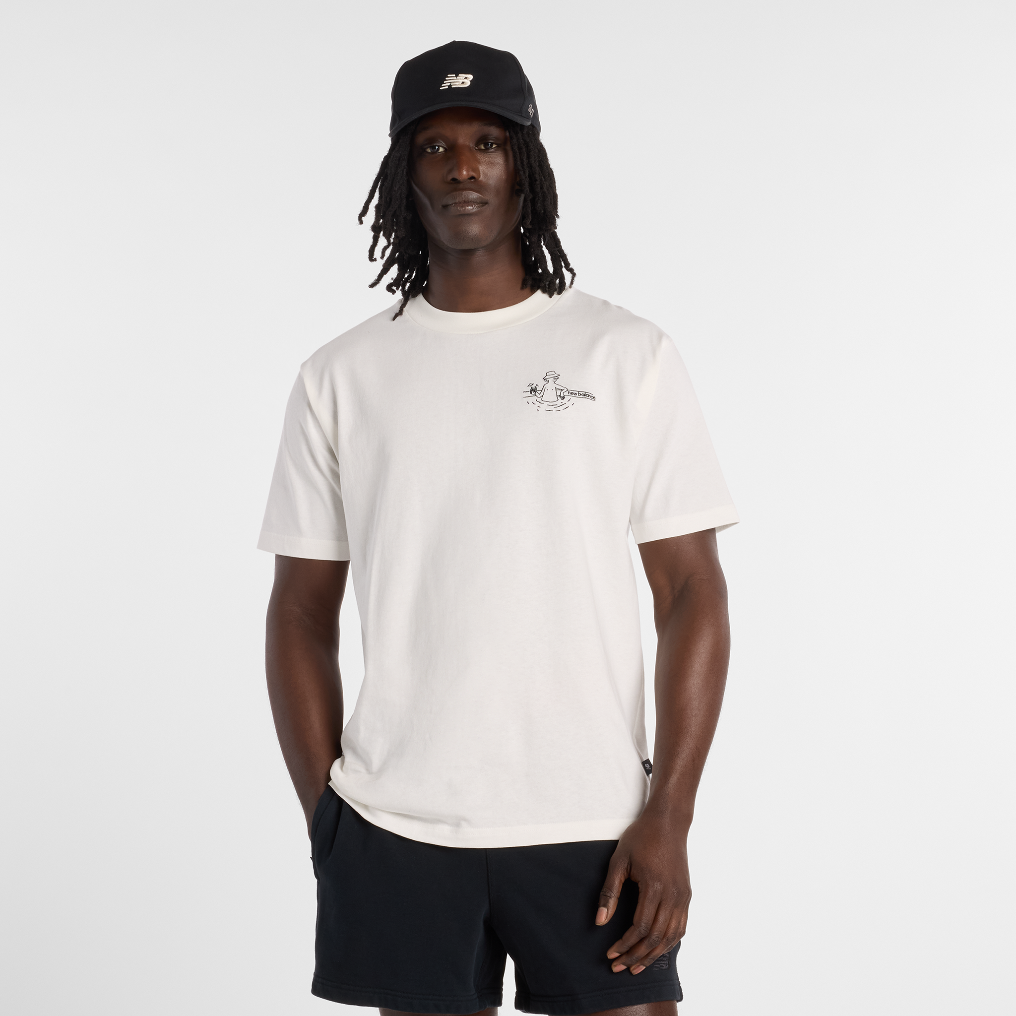 Koszulka męska New Balance MT61J9ICSST – biała