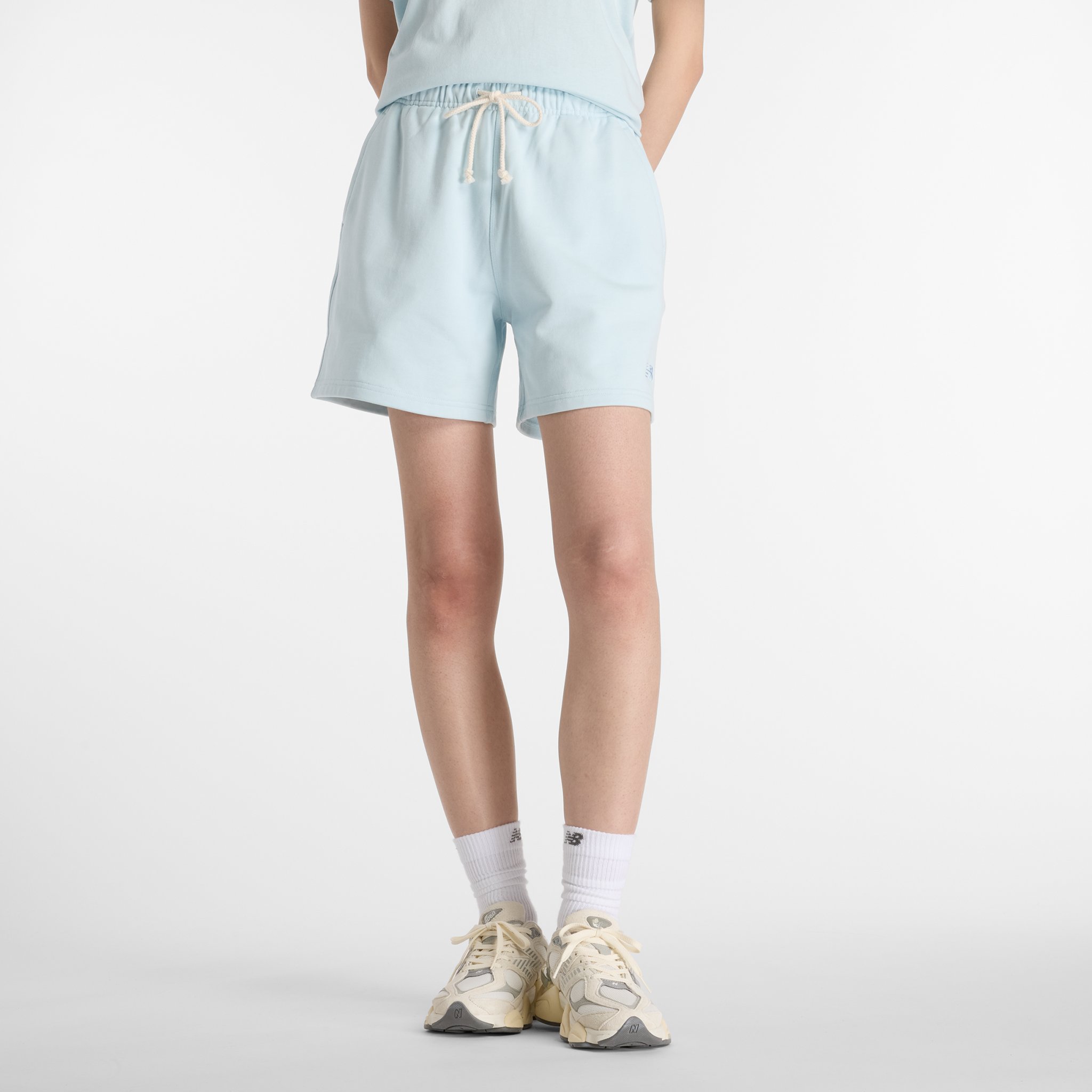 Spodenki damskie New Balance WS41508FRL – niebieskie