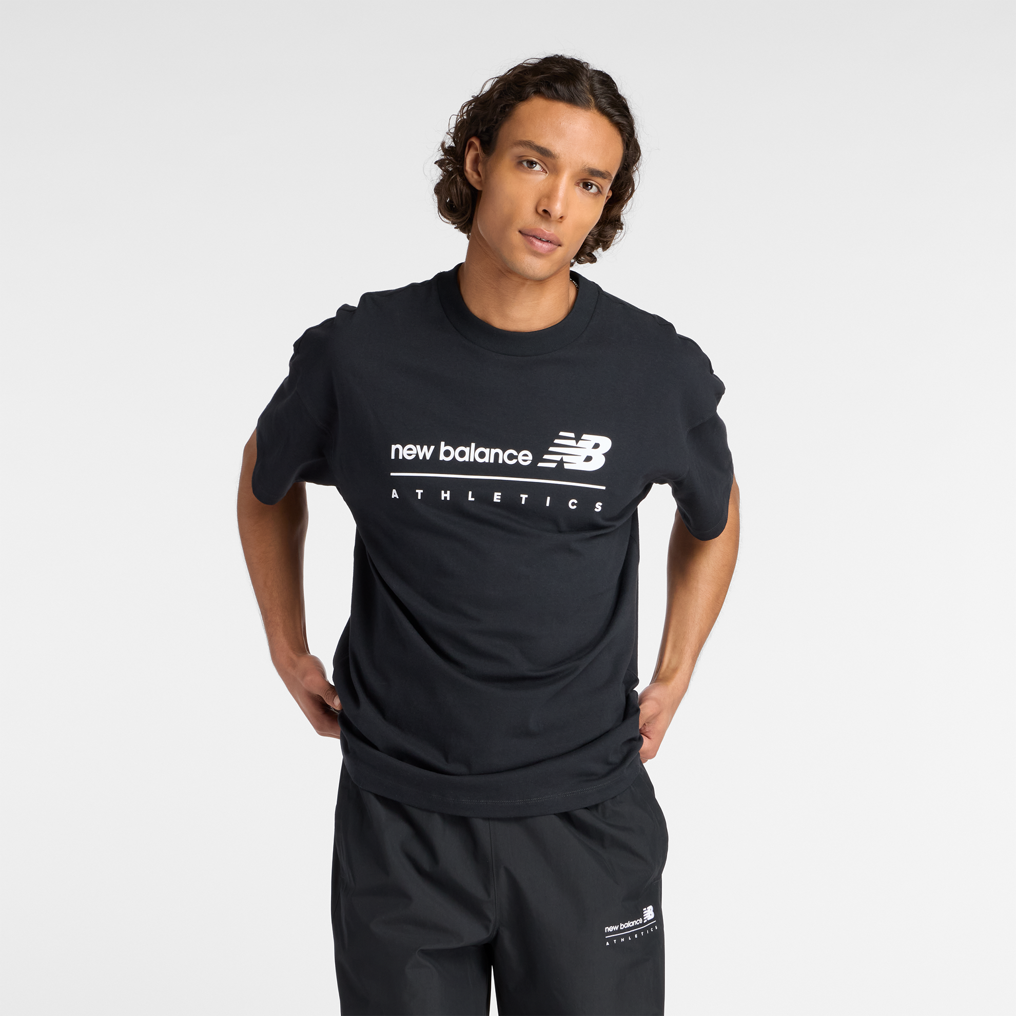 Koszulka męska New Balance MT53525BK – czarna