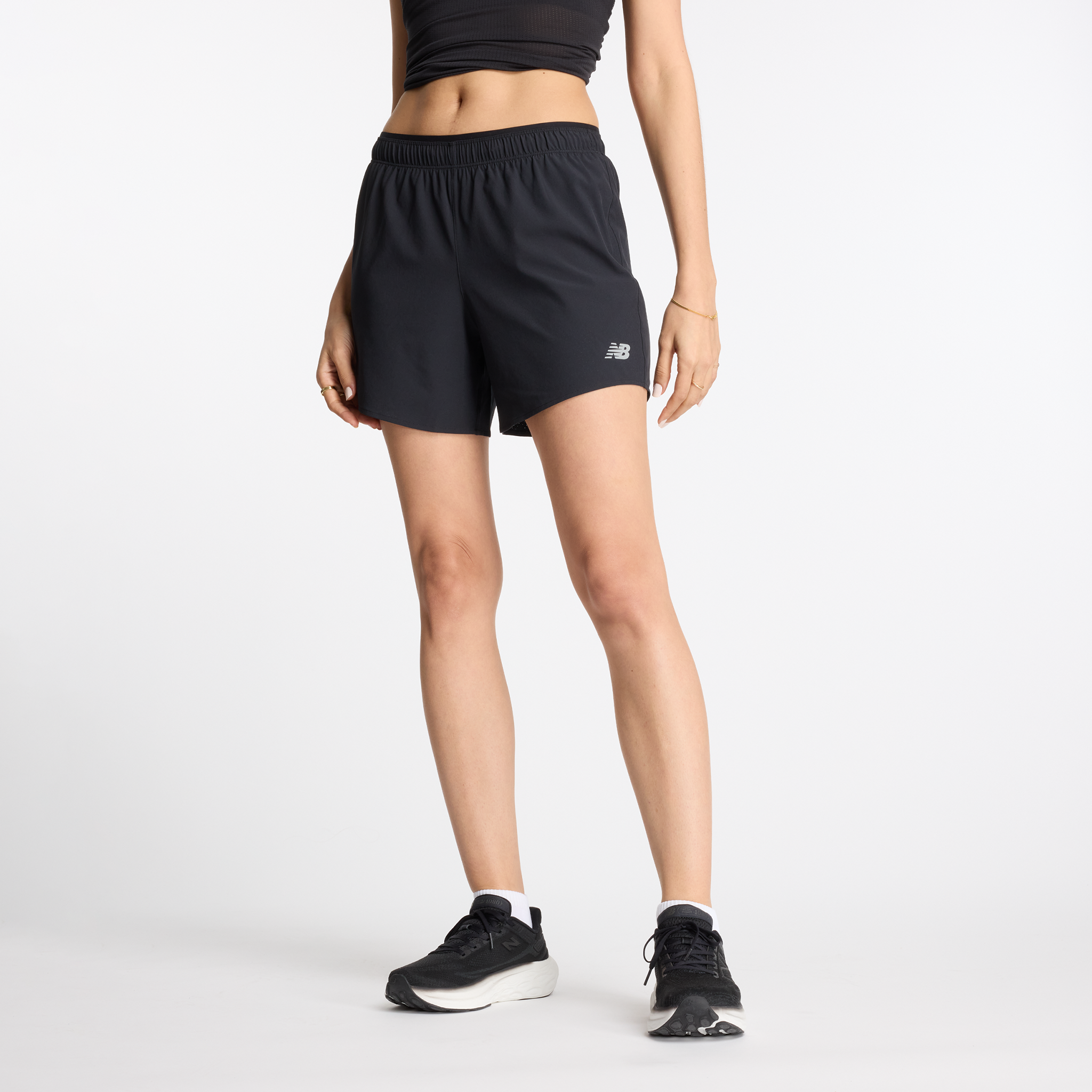 Spodenki damskie New Balance WS41202BK – czarne