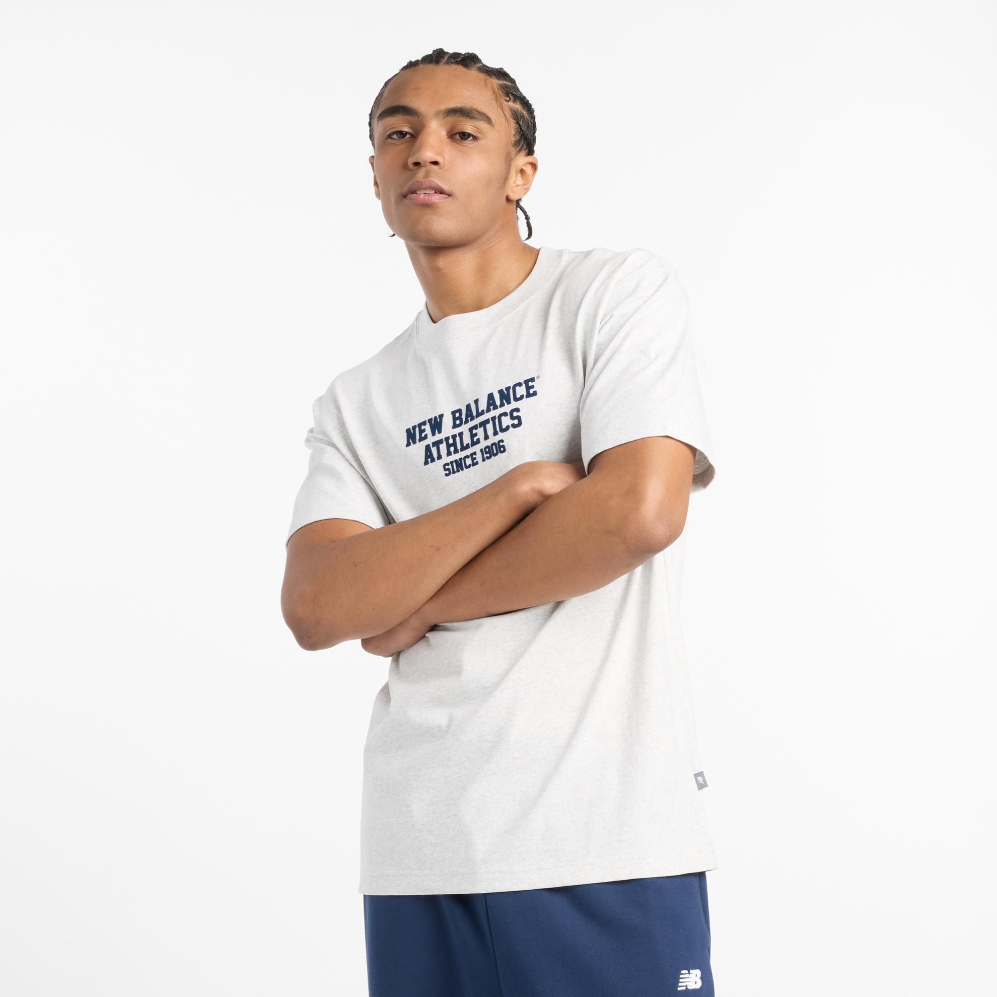 Koszulka męska New Balance MT51526AHH – szara