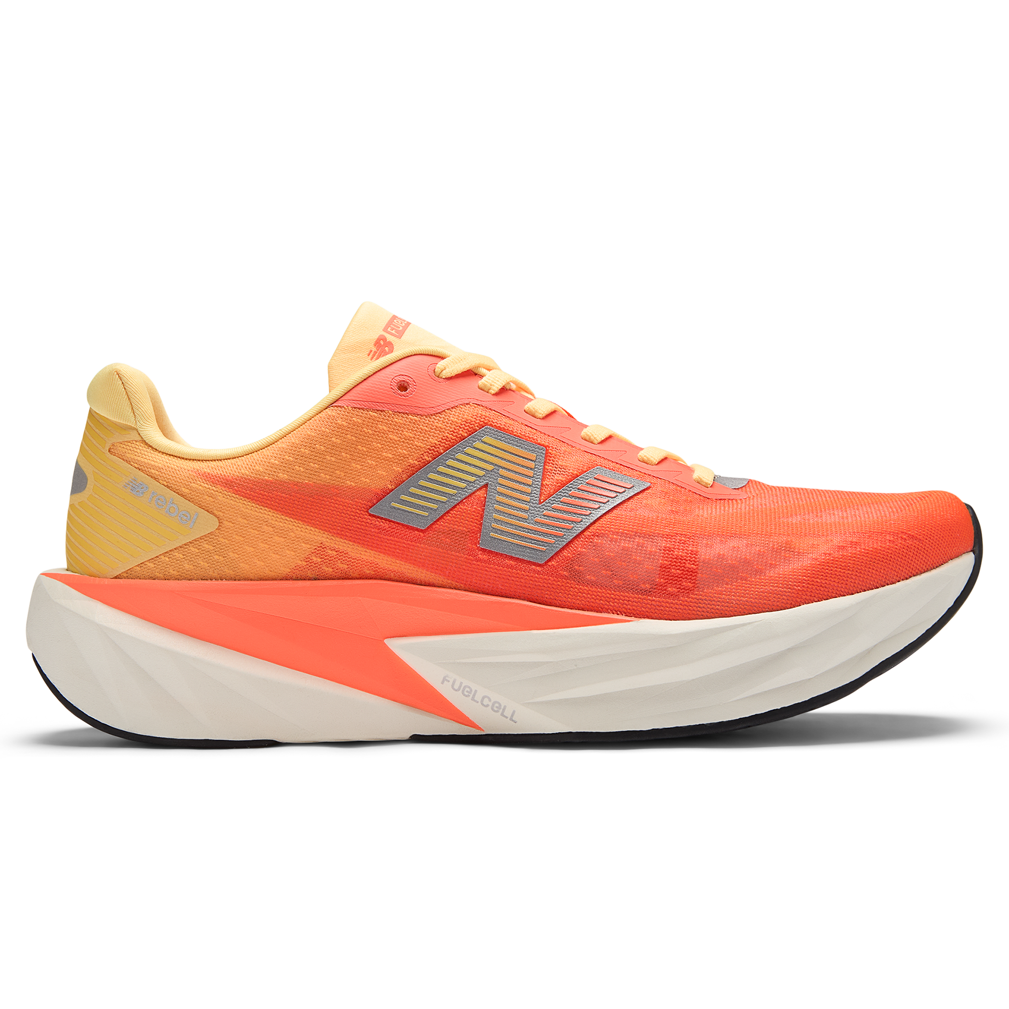 Buty męskie New Balance FuelCell Rebel v5 MFCX3L8 – pomarańczowe